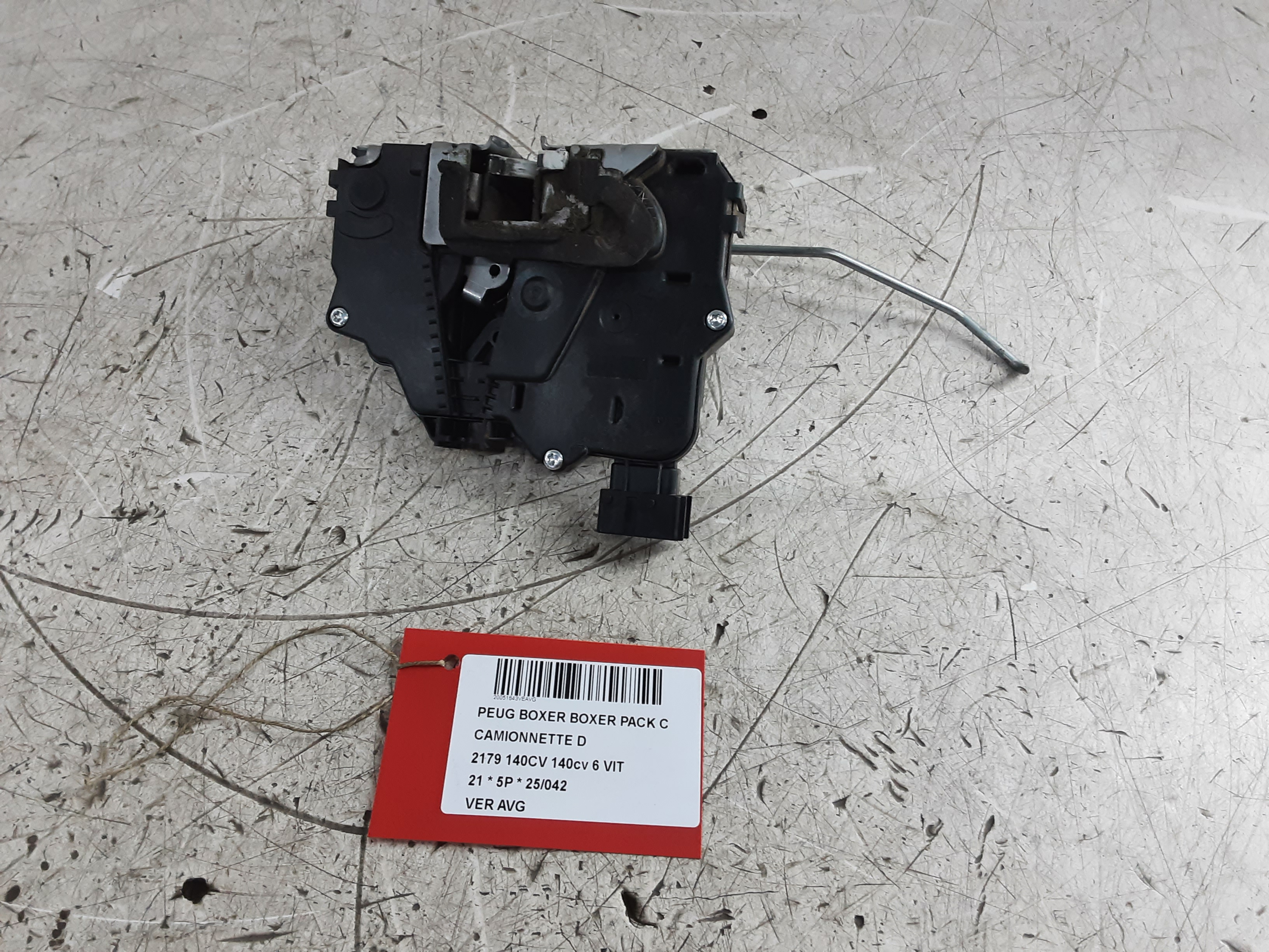 VERGRENDELING VOOR LINKS Peugeot BOXER 14+