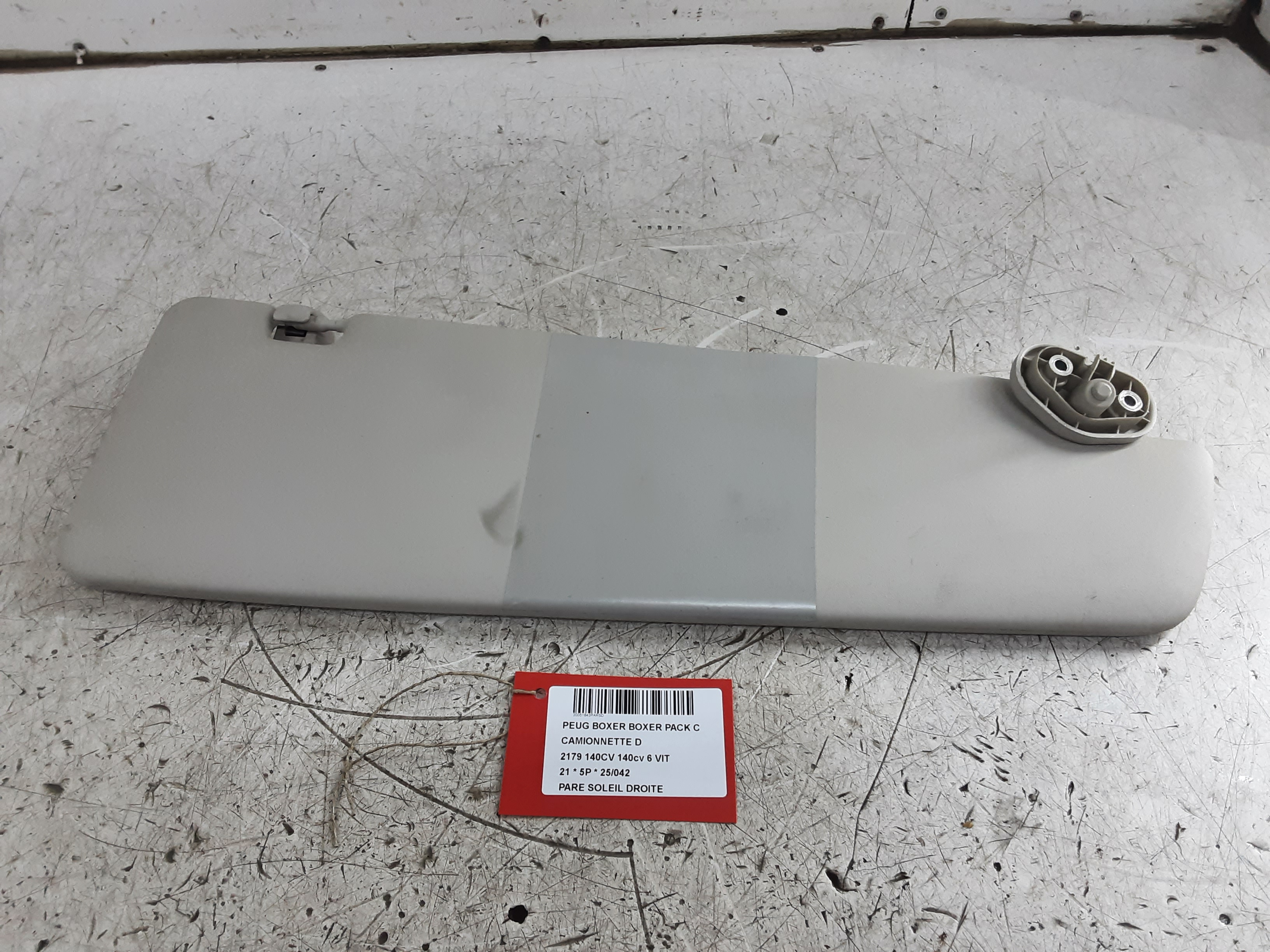 ZONNEKLEP RECHTS Peugeot BOXER 14+