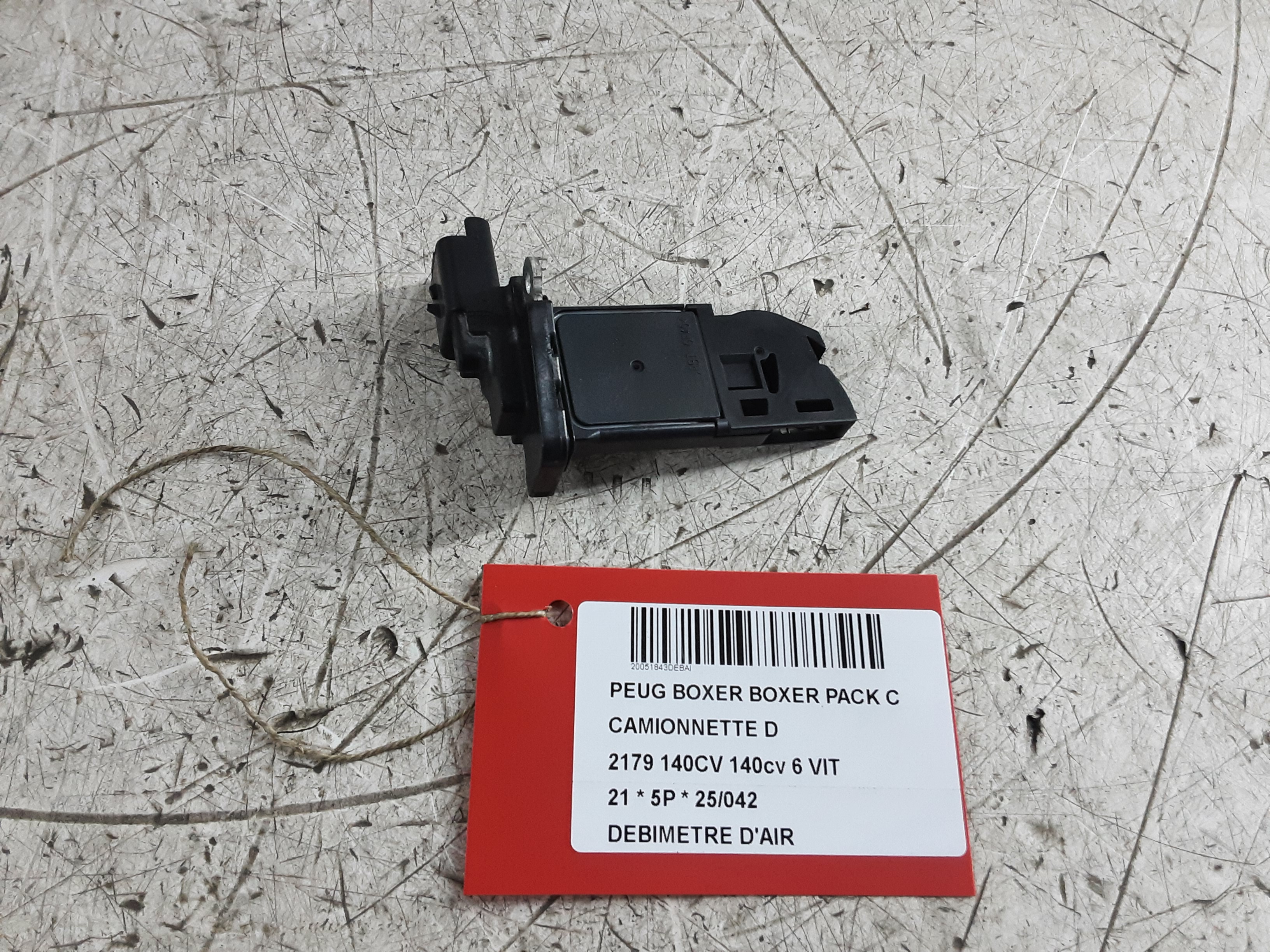 DEBIMETRE D&#039;AIR Peugeot BOXER 14+