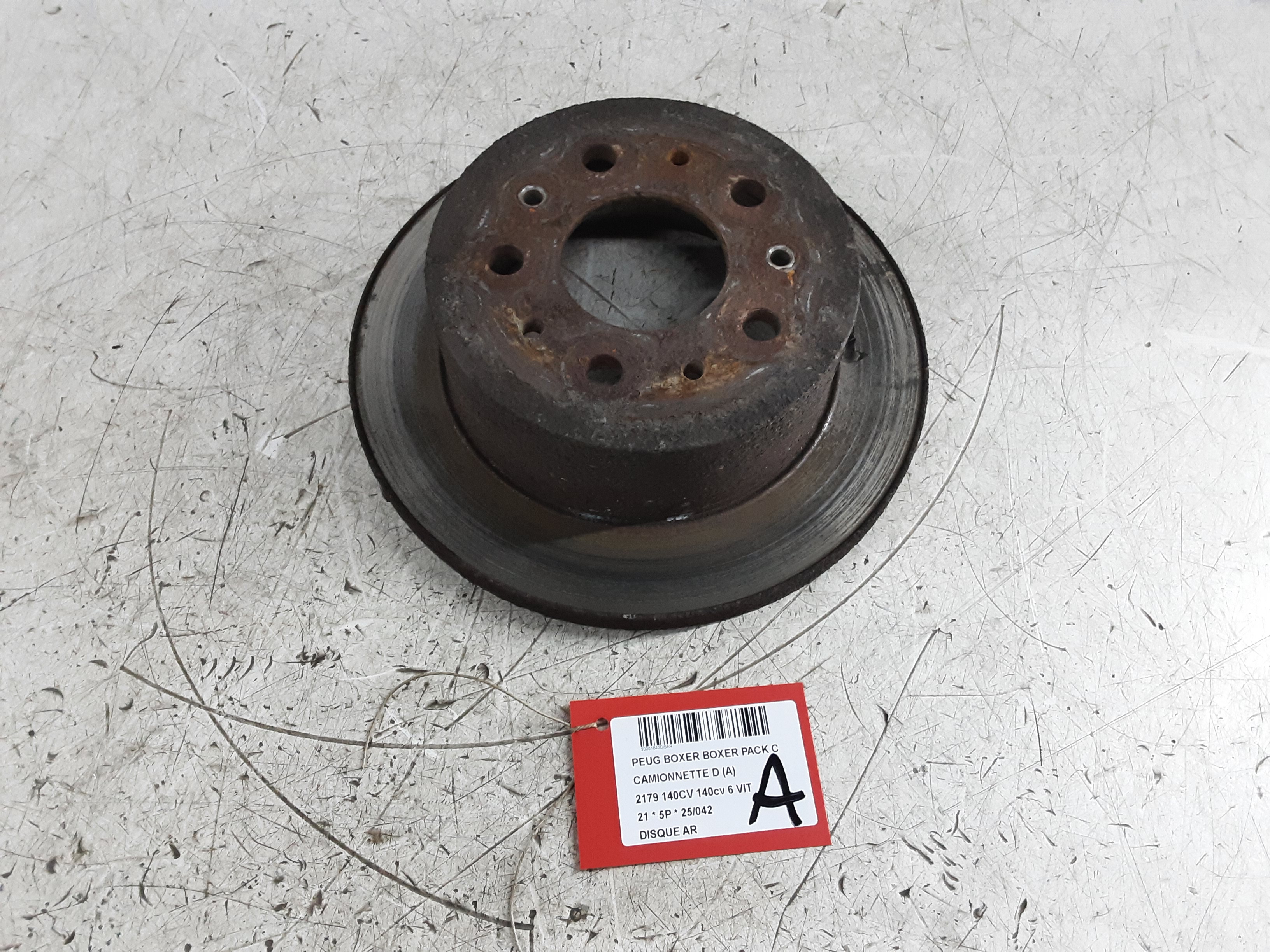 DISQUE ARRIERE Peugeot BOXER 14+