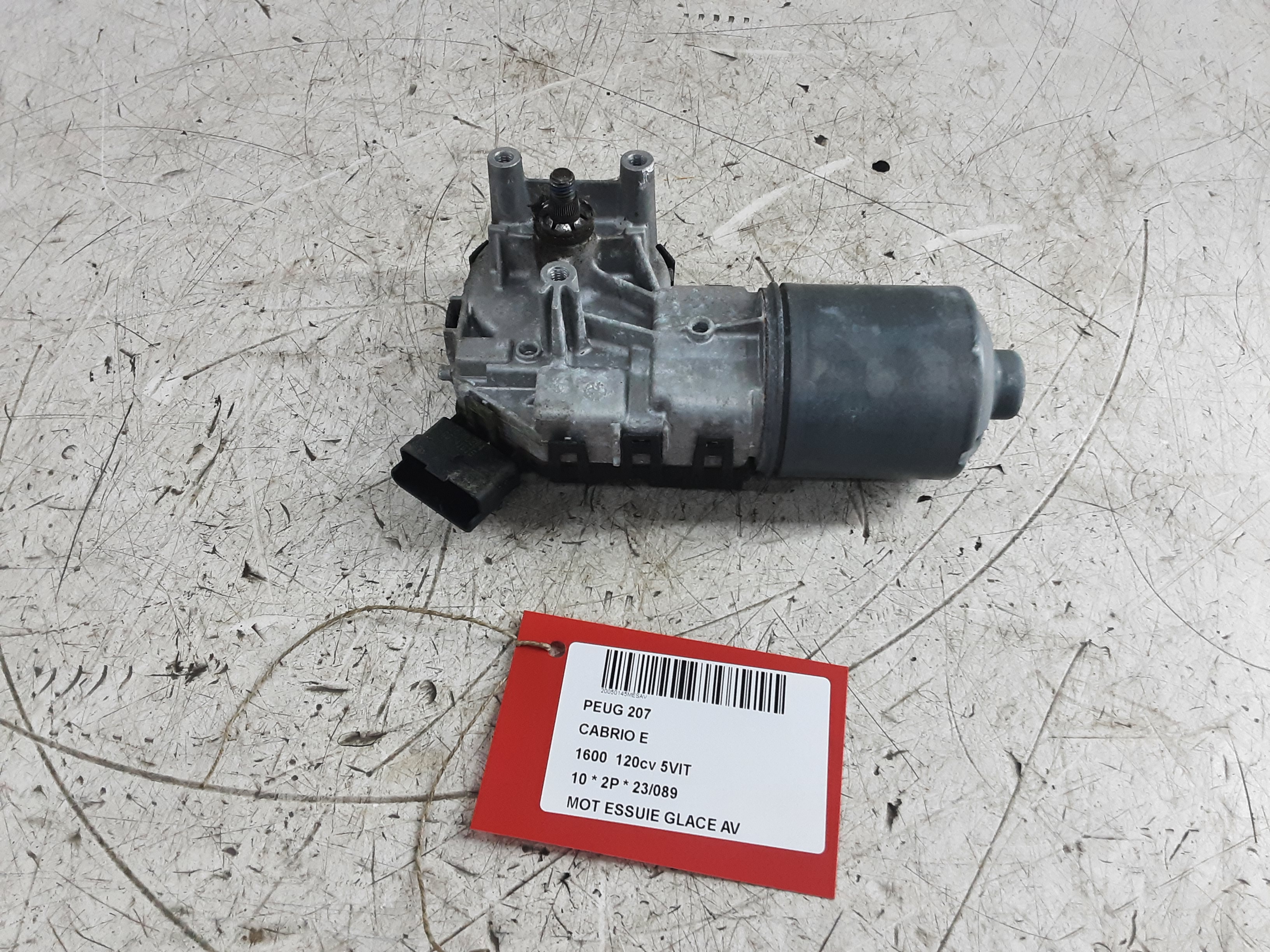 MOTOR RUITENWISSERS VOOR Peugeot 207 CC
