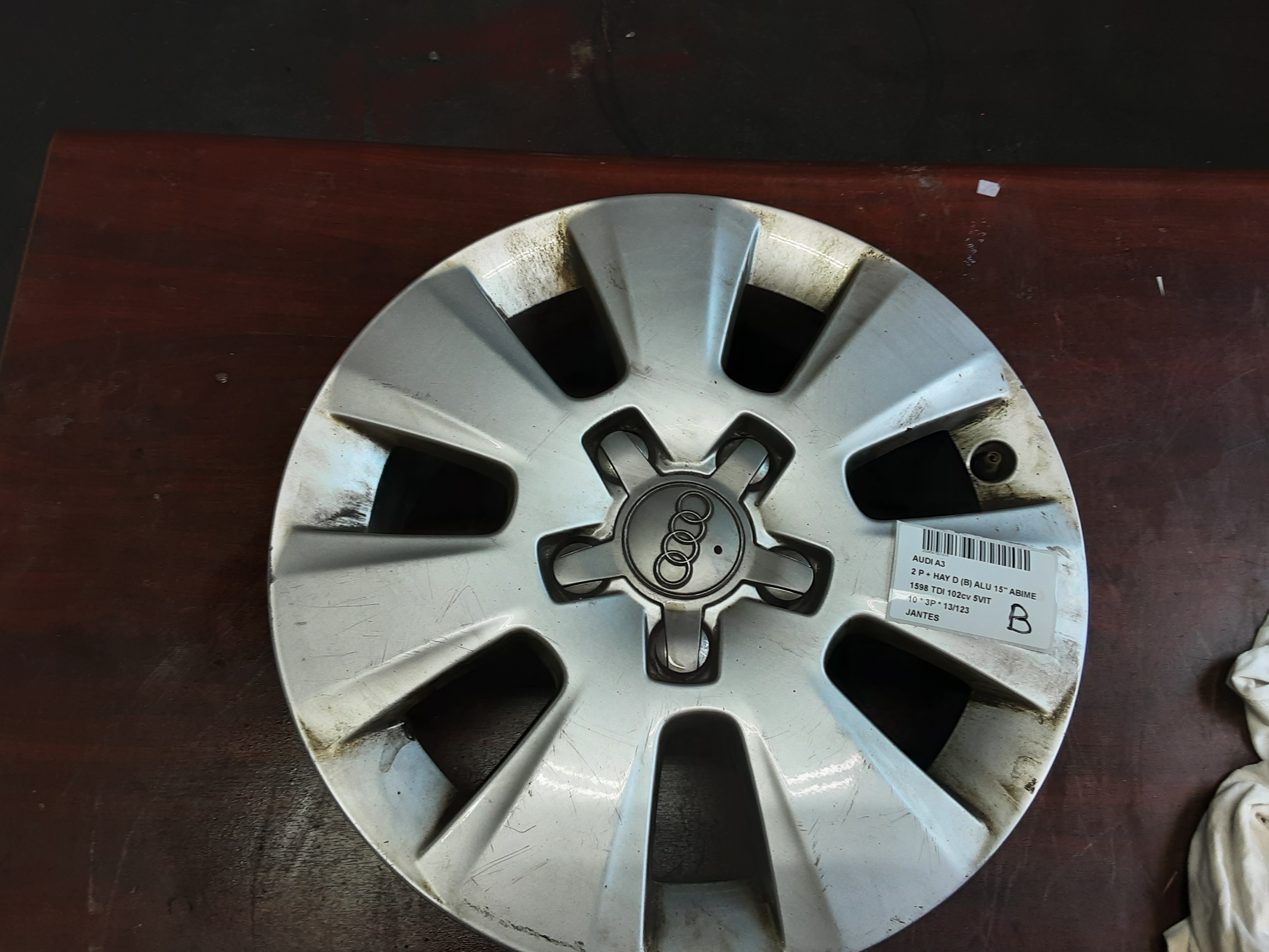 JANTE Audi A3 8/08 - 12