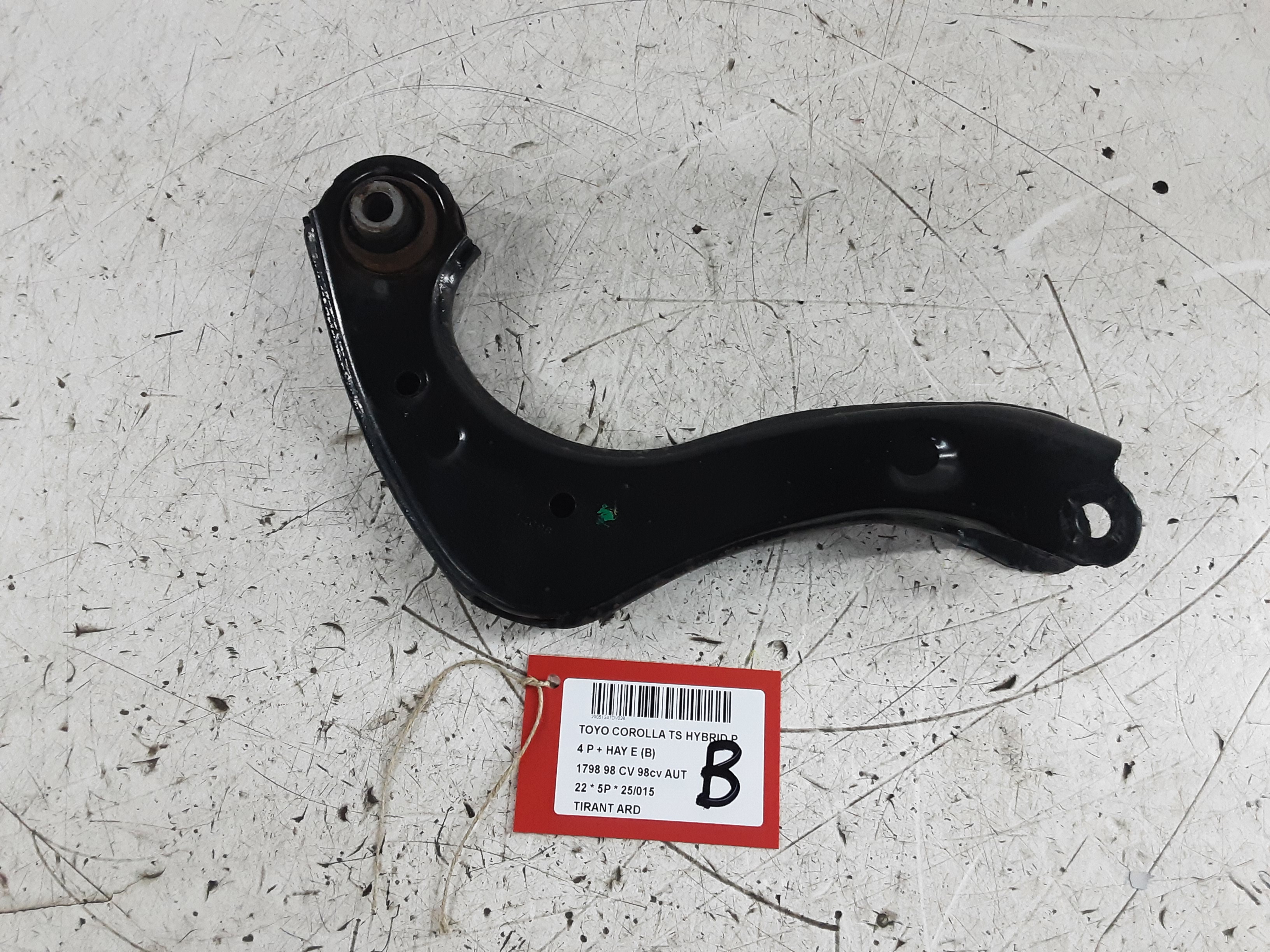 DRAAGARM ACHTER RECHTS