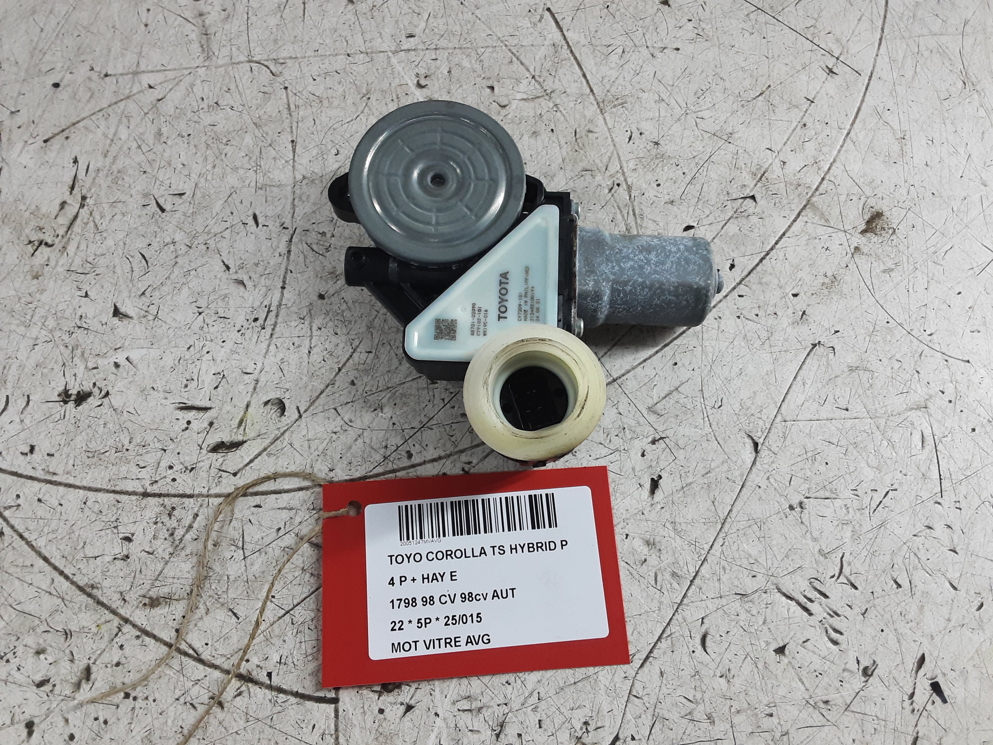 MOTOR RUITMECHANISME VOOR LINKS