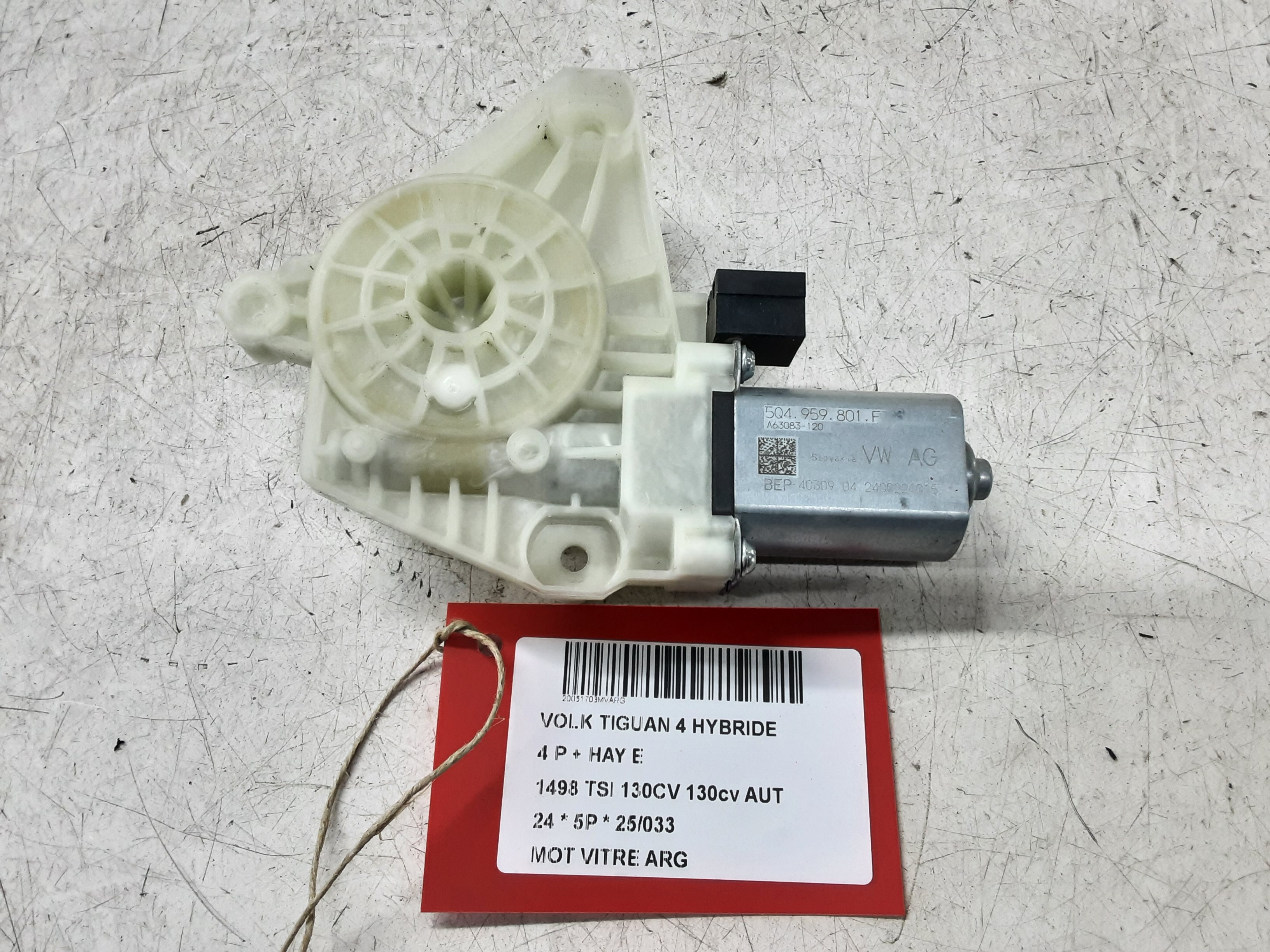 MOTOR RUITMECHANISME ACHTER LINKS