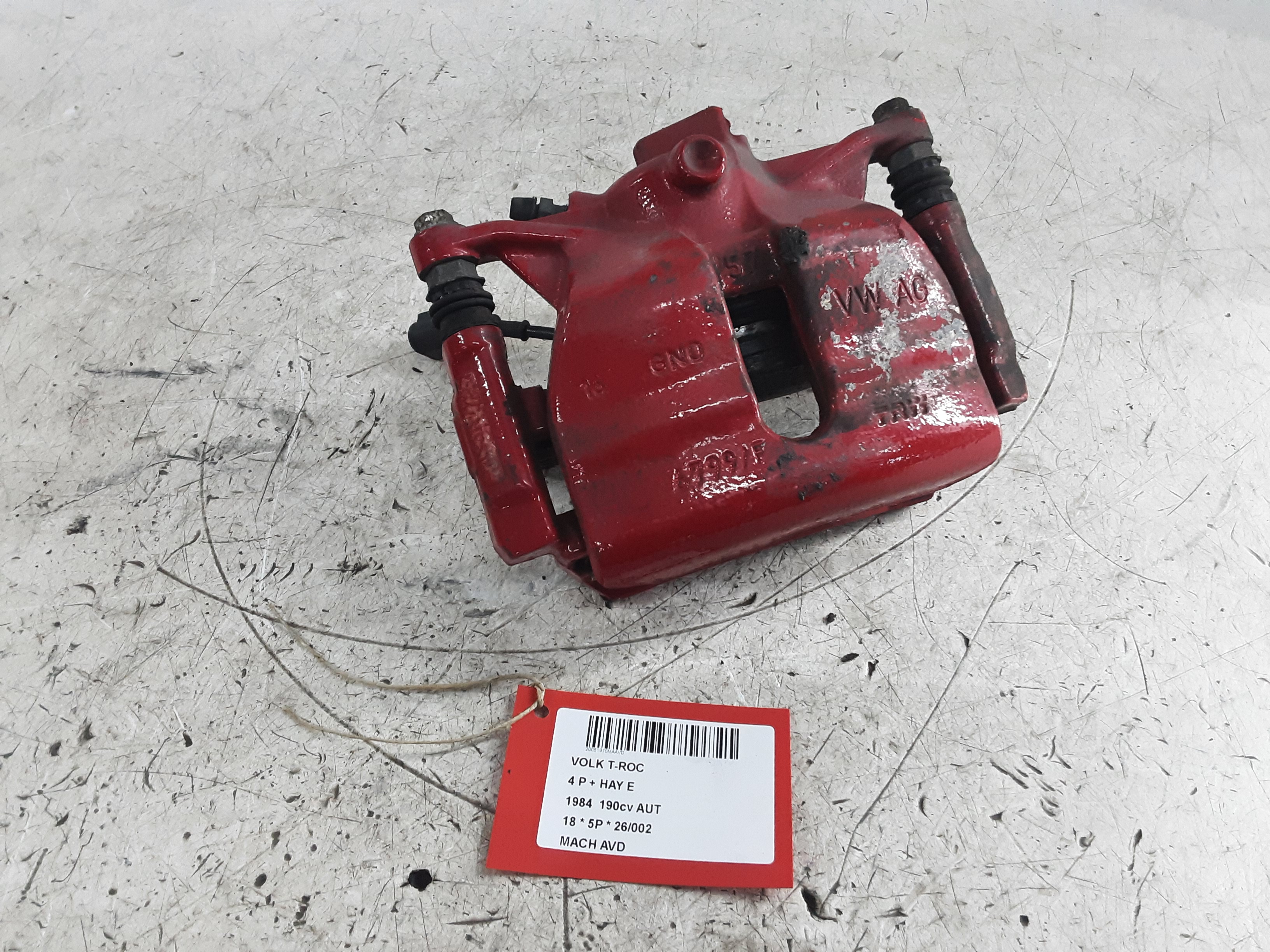 REMKLAUW VOOR RECHTS