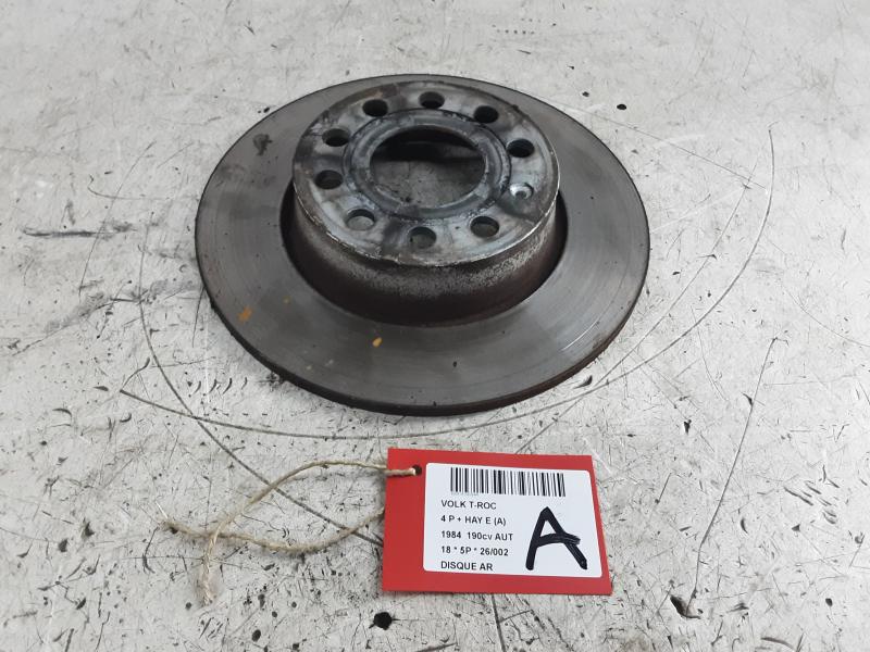 DISQUE ARRIERE Vw T-ROC 10/17 - 4/22