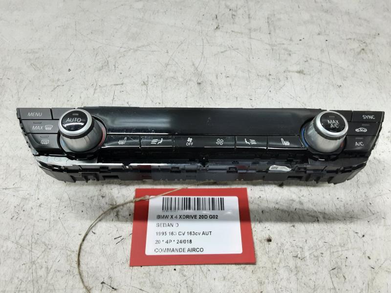 COMMANDE D'AIRCO Bmw X4 G02 04/18+