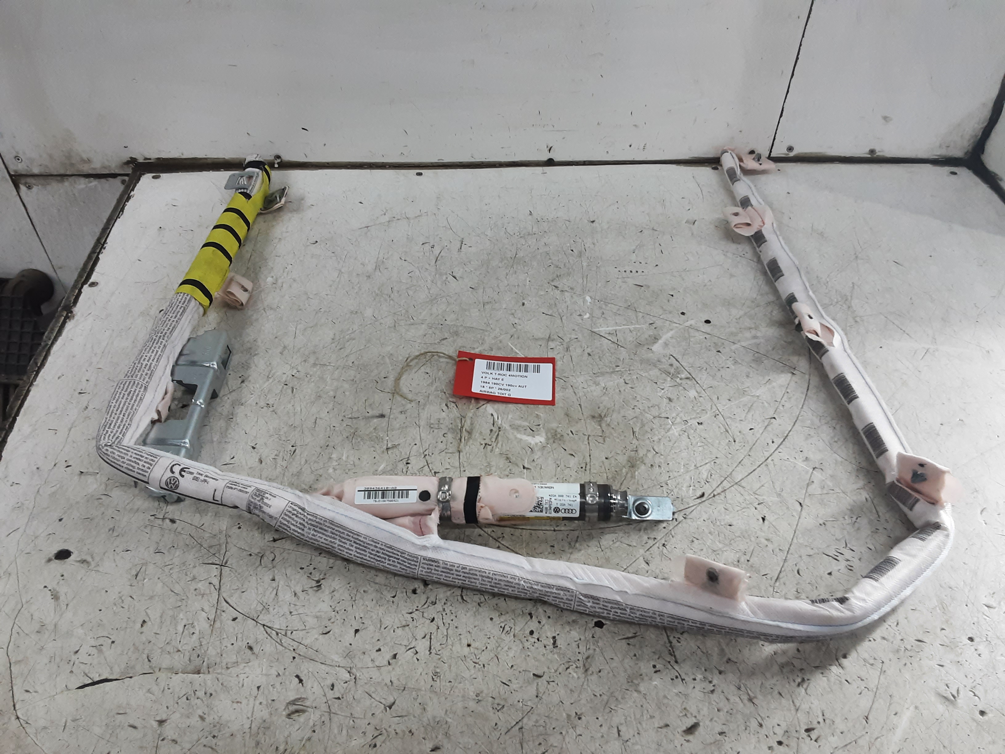 AIRBAG DE TOIT COTE GAUCHE