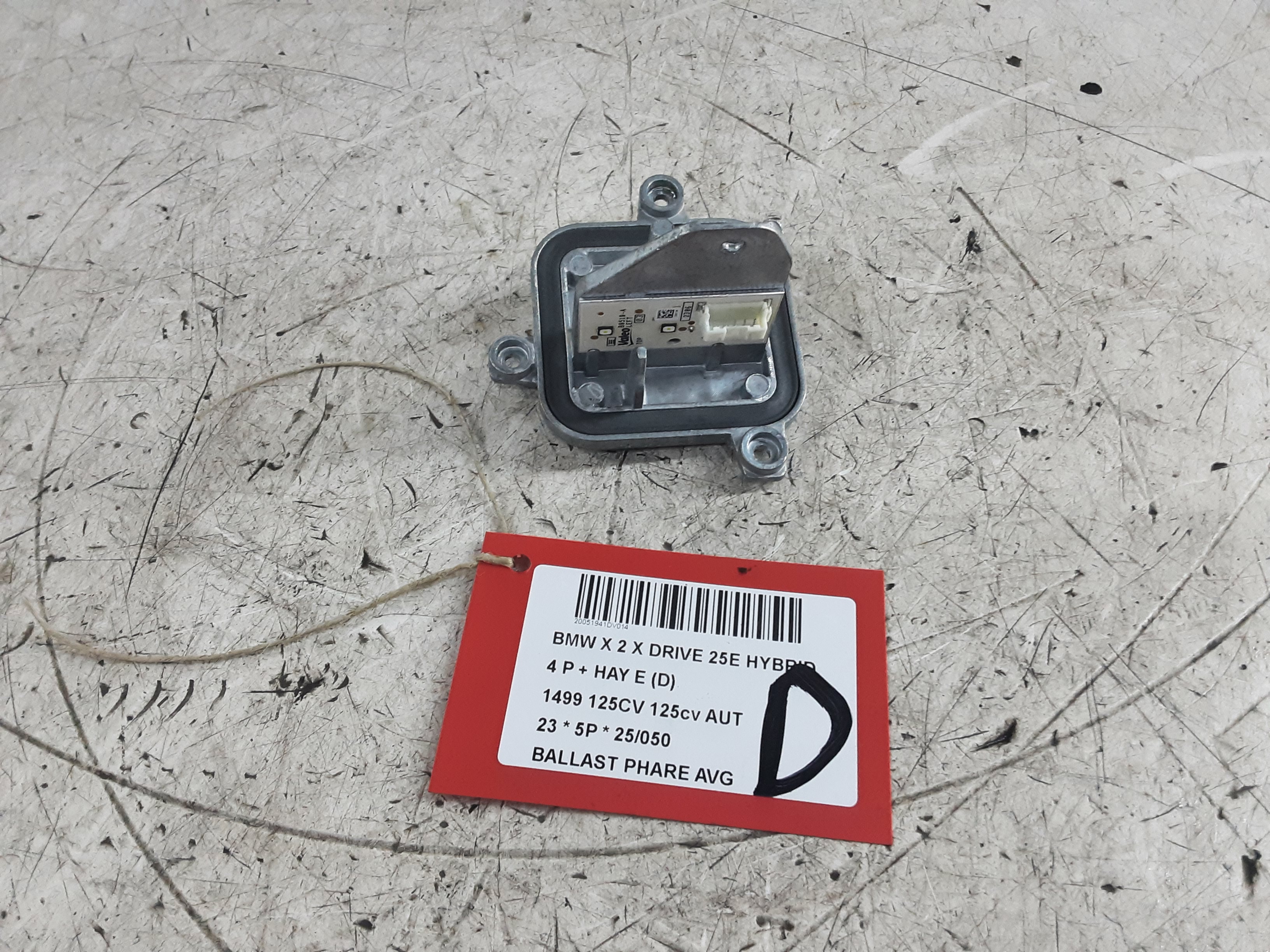 BALLAST DE PHARE AVANT GAUCHE