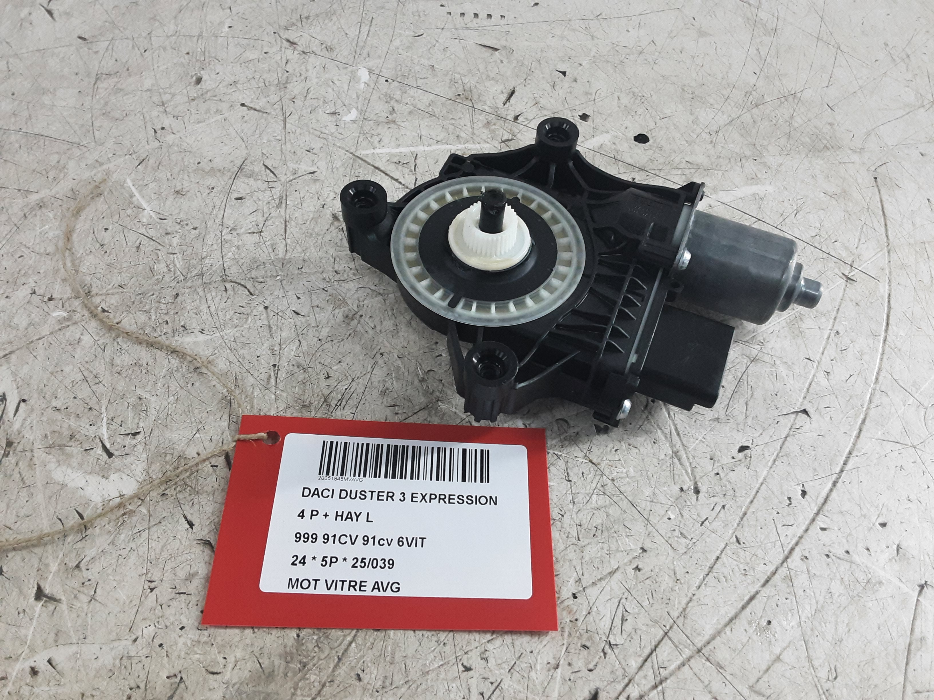 MOTOR RUITMECHANISME VOOR LINKS Dacia DUSTER 1/24+