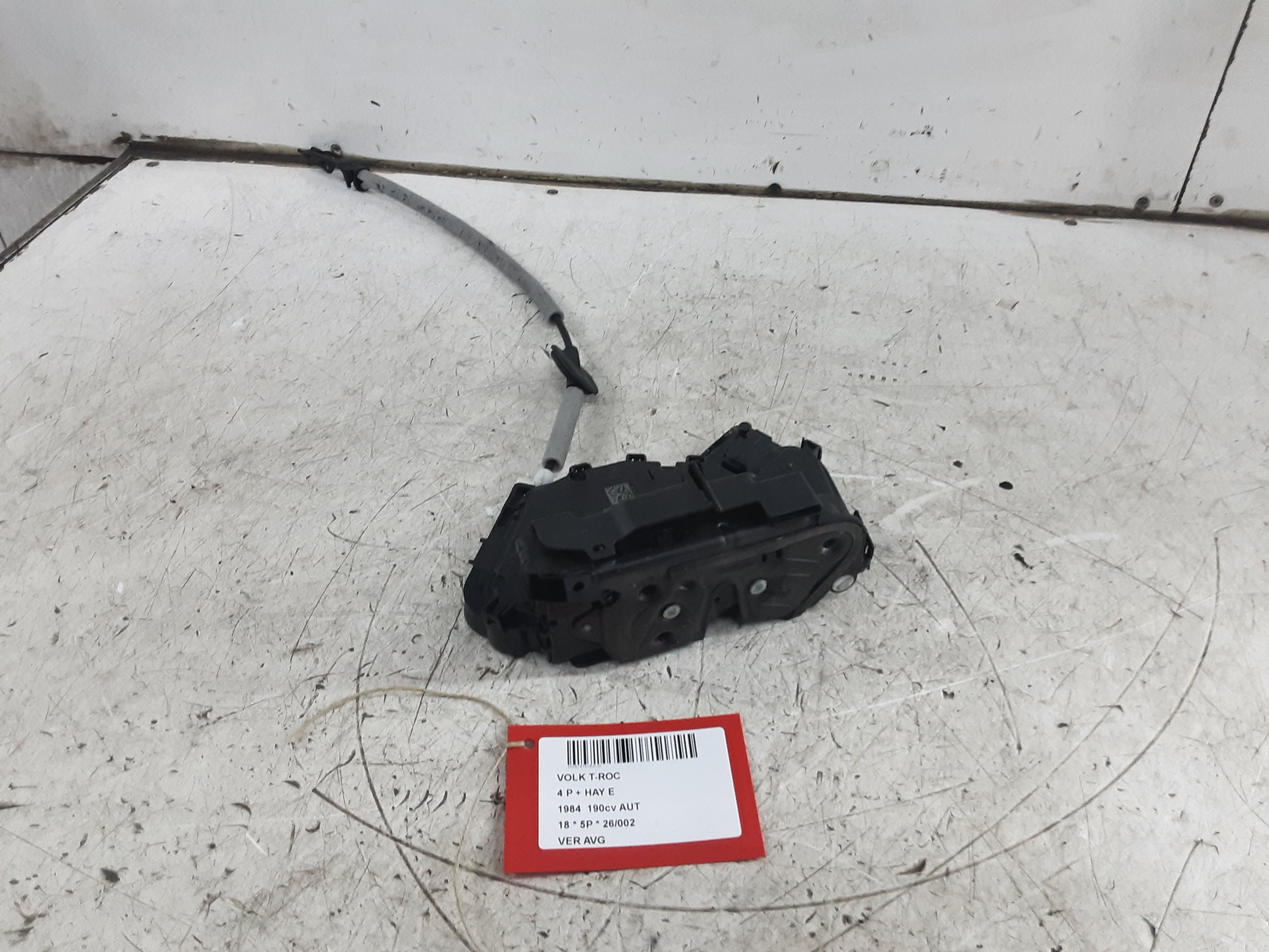 VERGRENDELING ACHTER LINKS