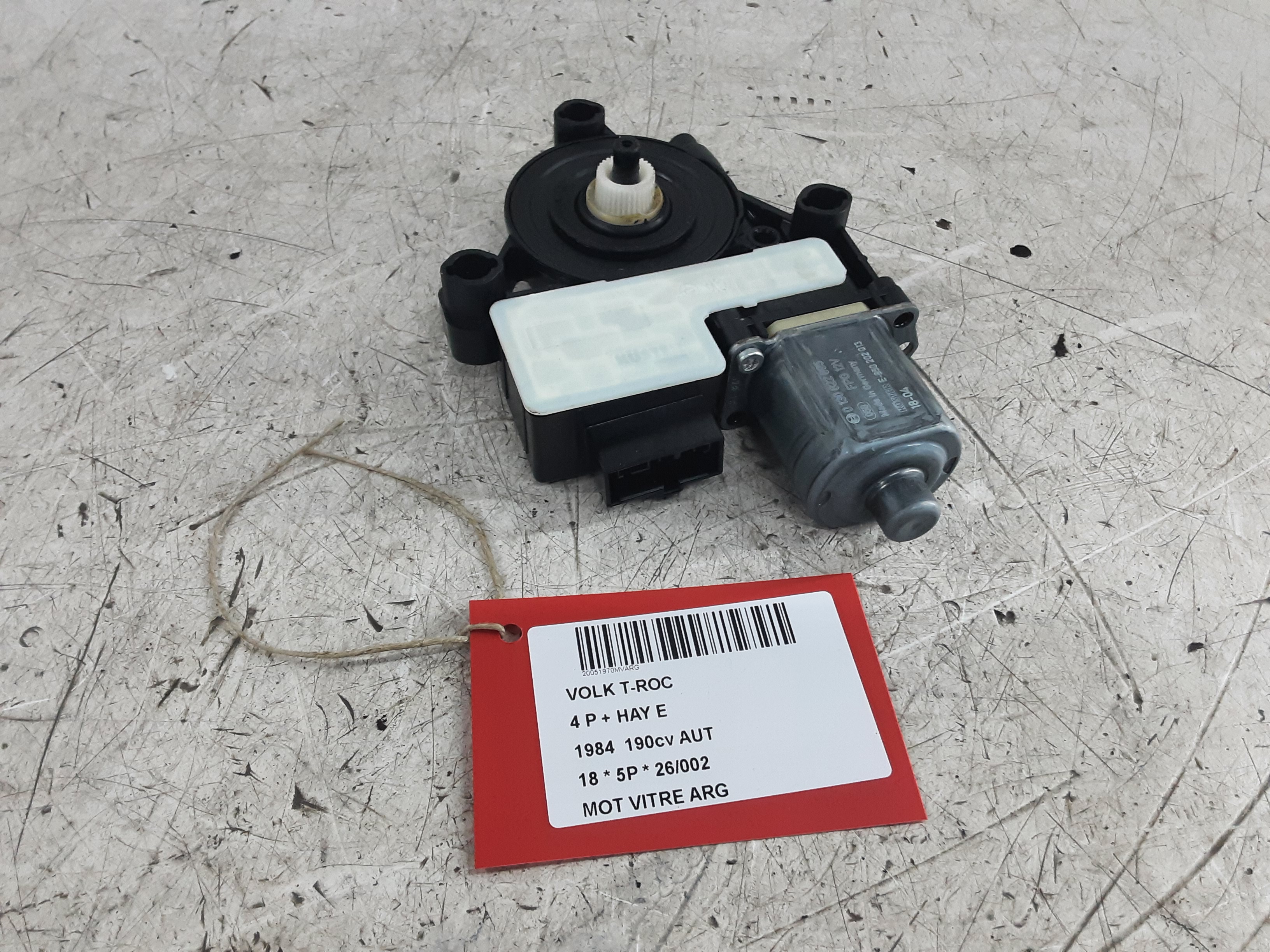 MOTEUR DE VITRE DE PORTE ARRIERE GAUCHE