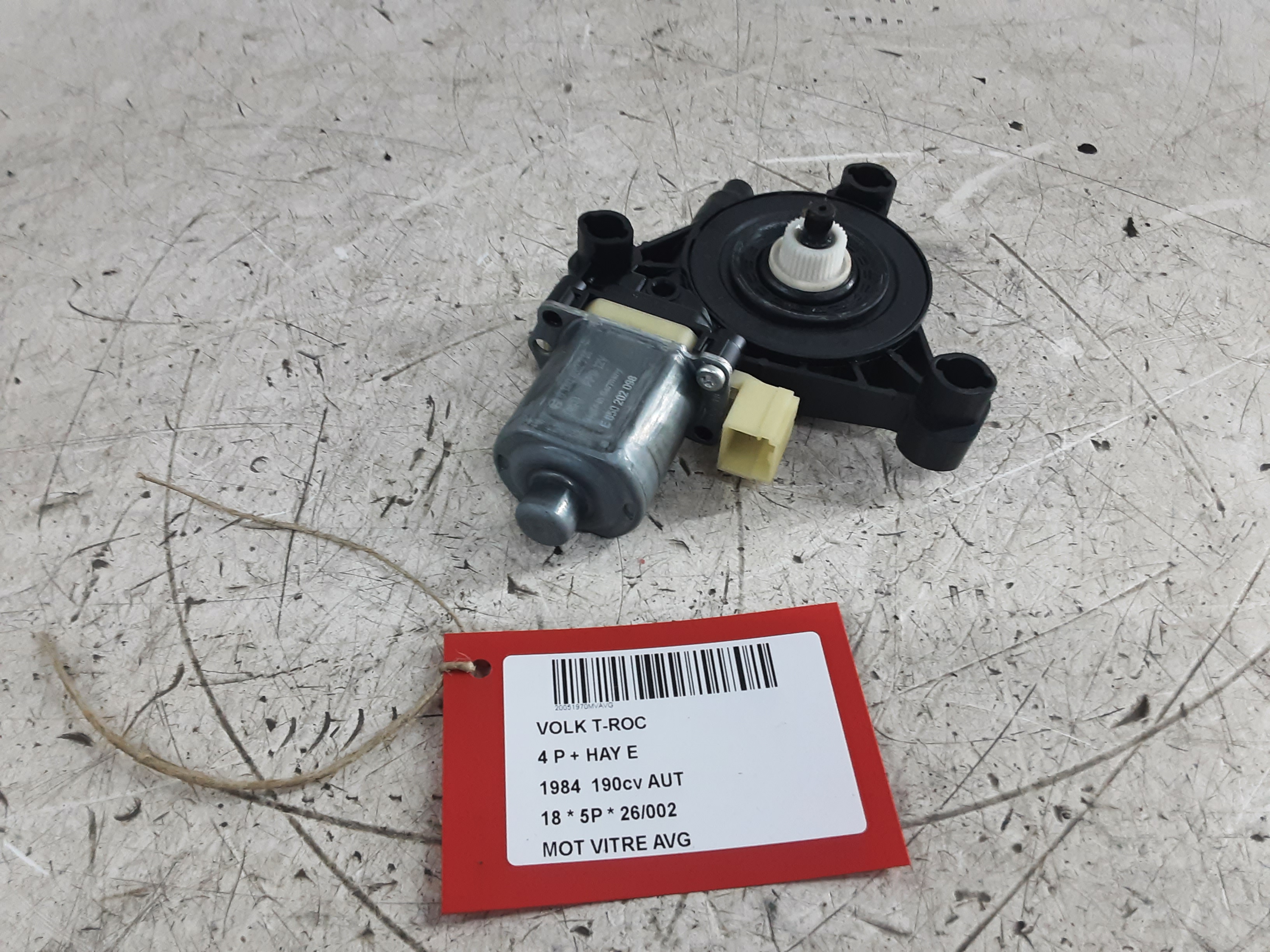 MOTOR RUITMECHANISME VOOR LINKS