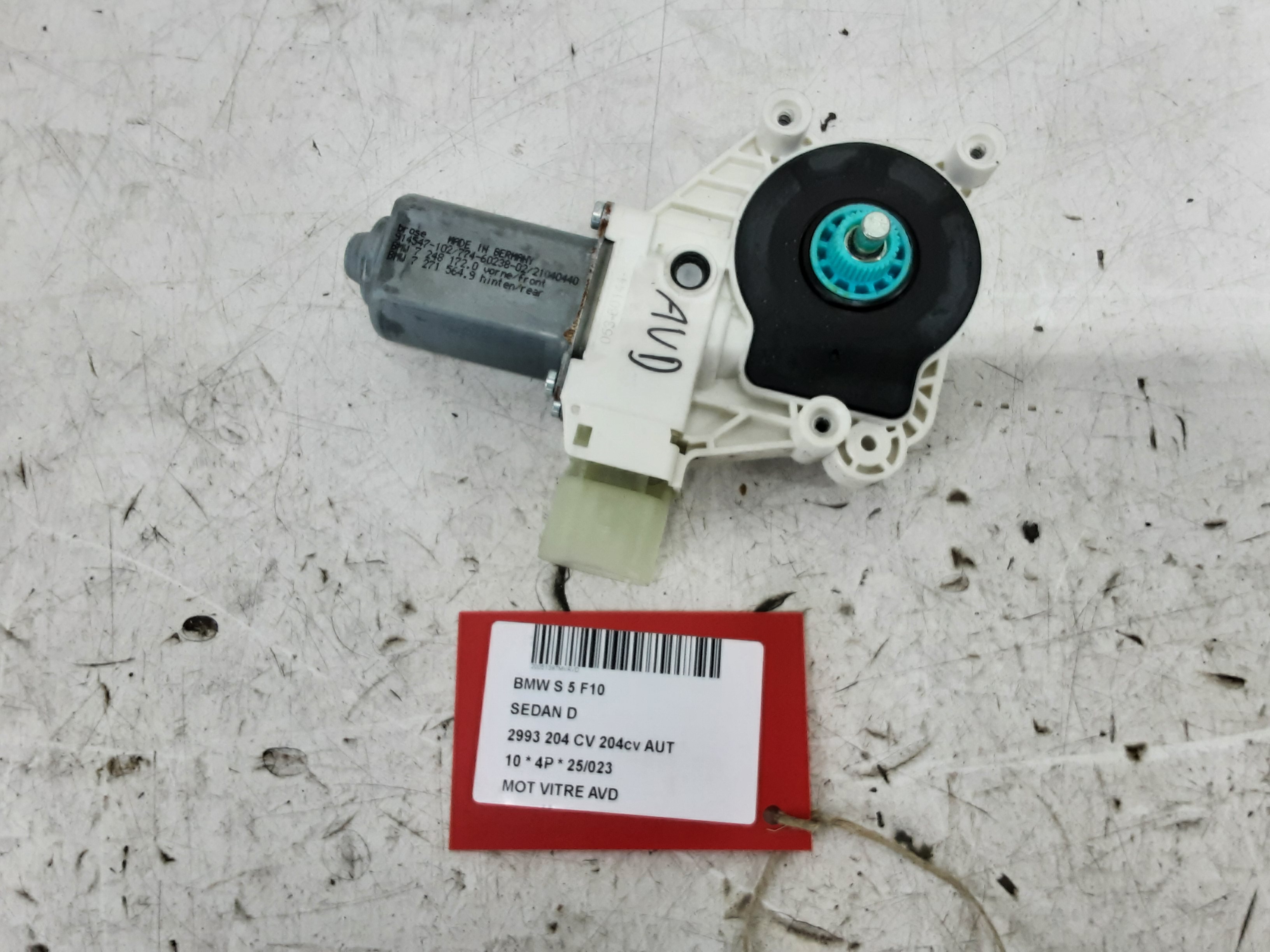 MOTOR RUITMECHANISME VOOR RECHTS