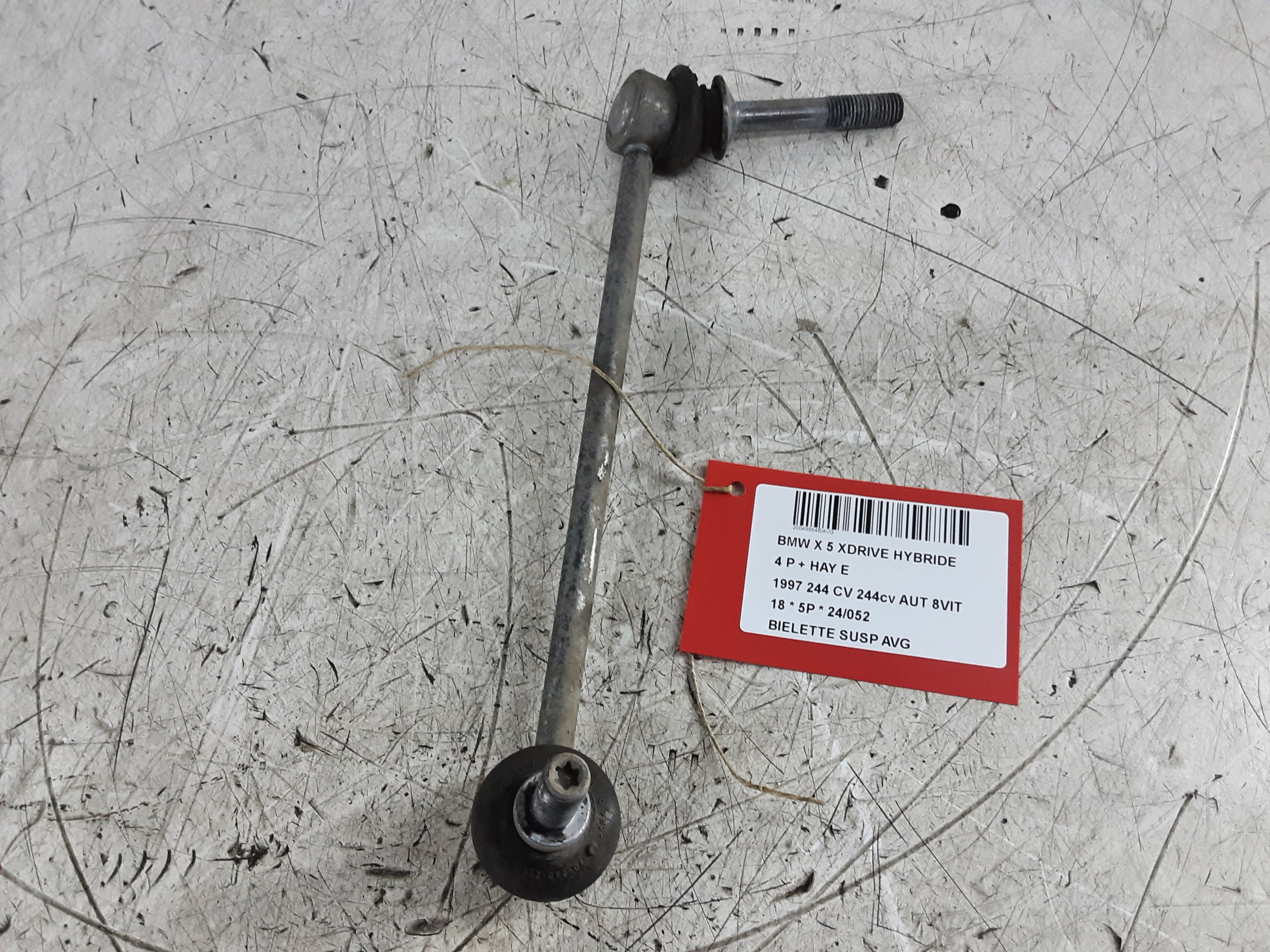 REACHTIESTANG VOOR LINKS