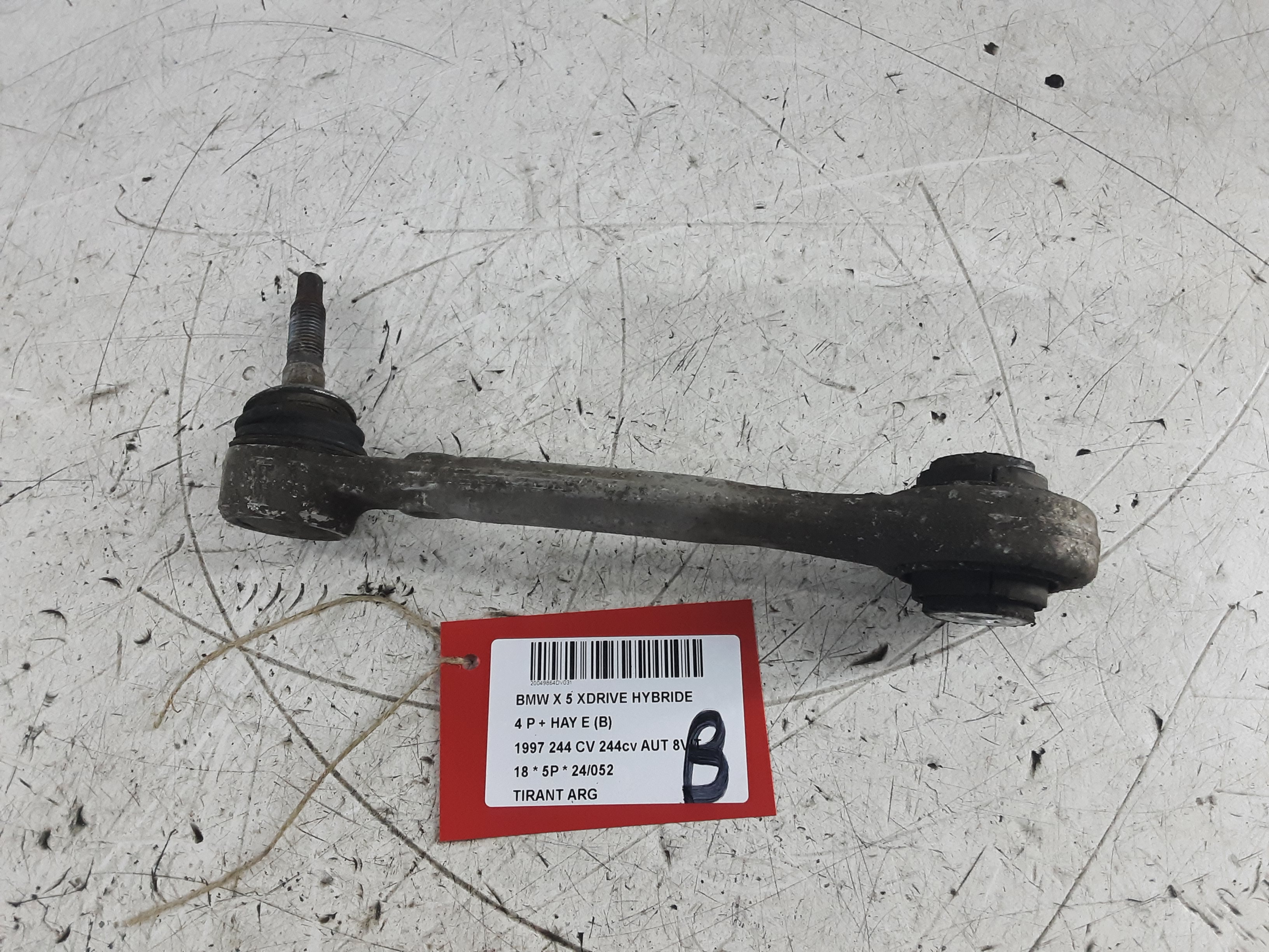 DRAAGARM ACHTER LINKS