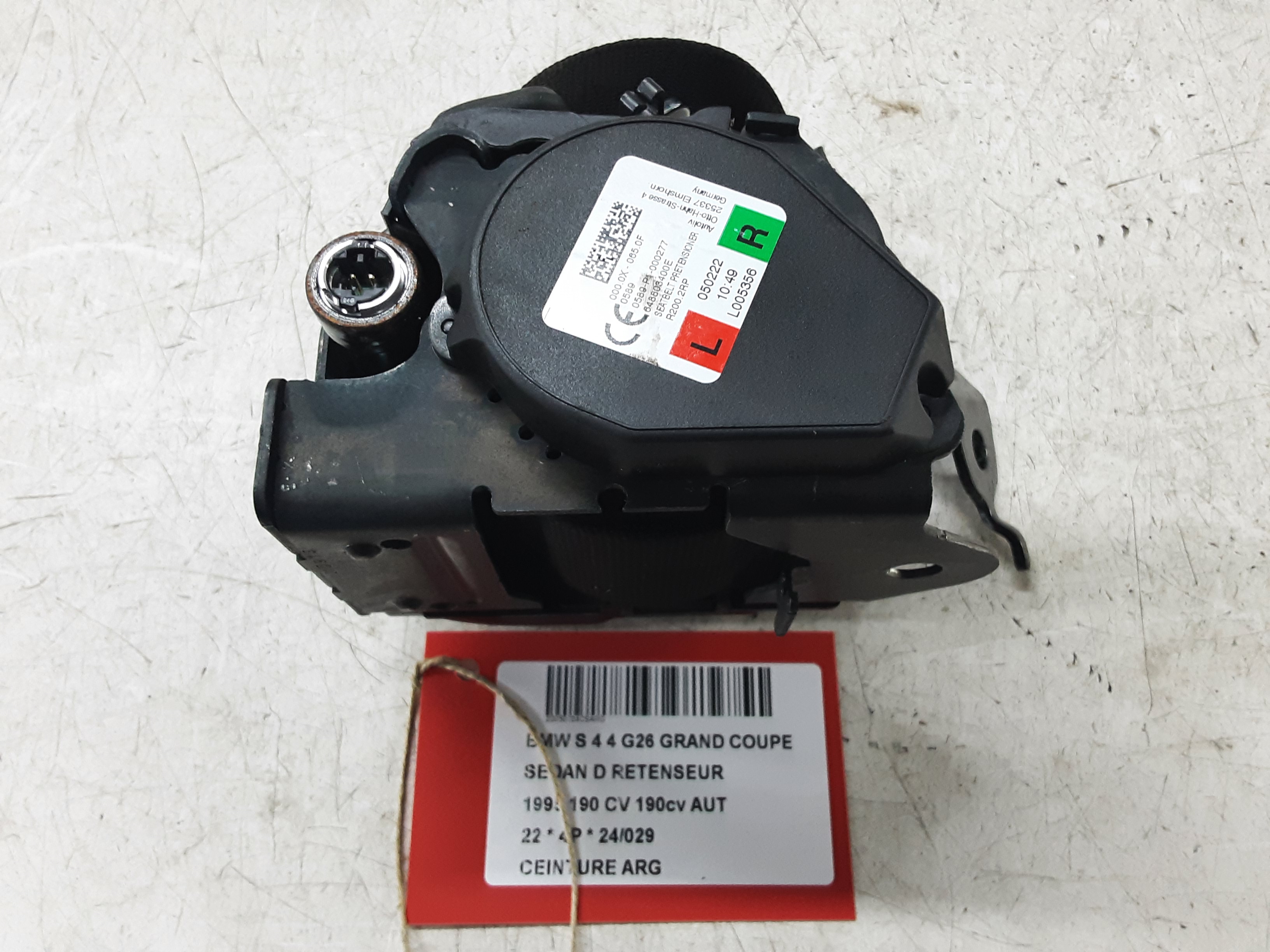 SICHERHEITSGURT LINKS HINTEN