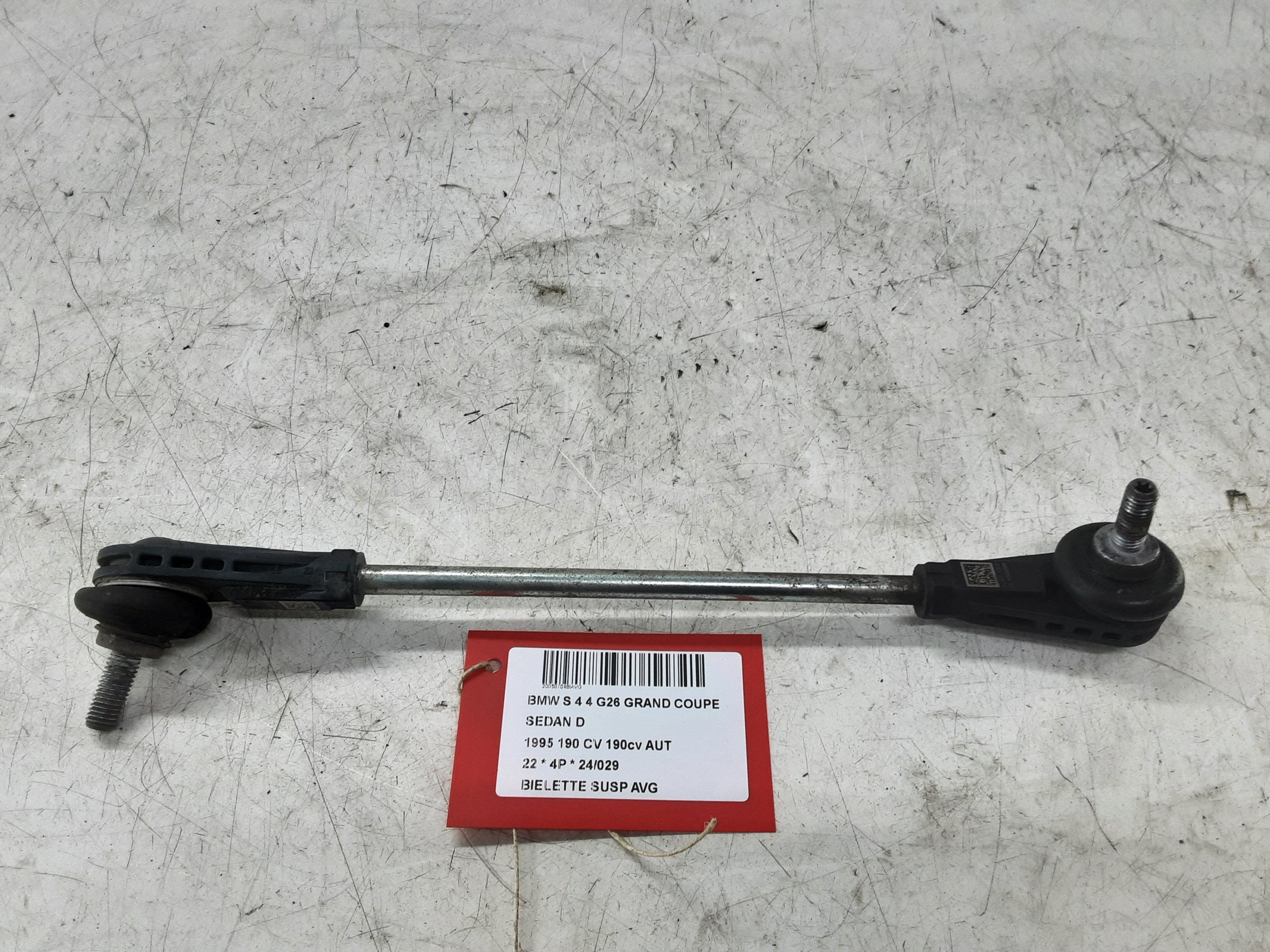 REACHTIESTANG VOOR LINKS