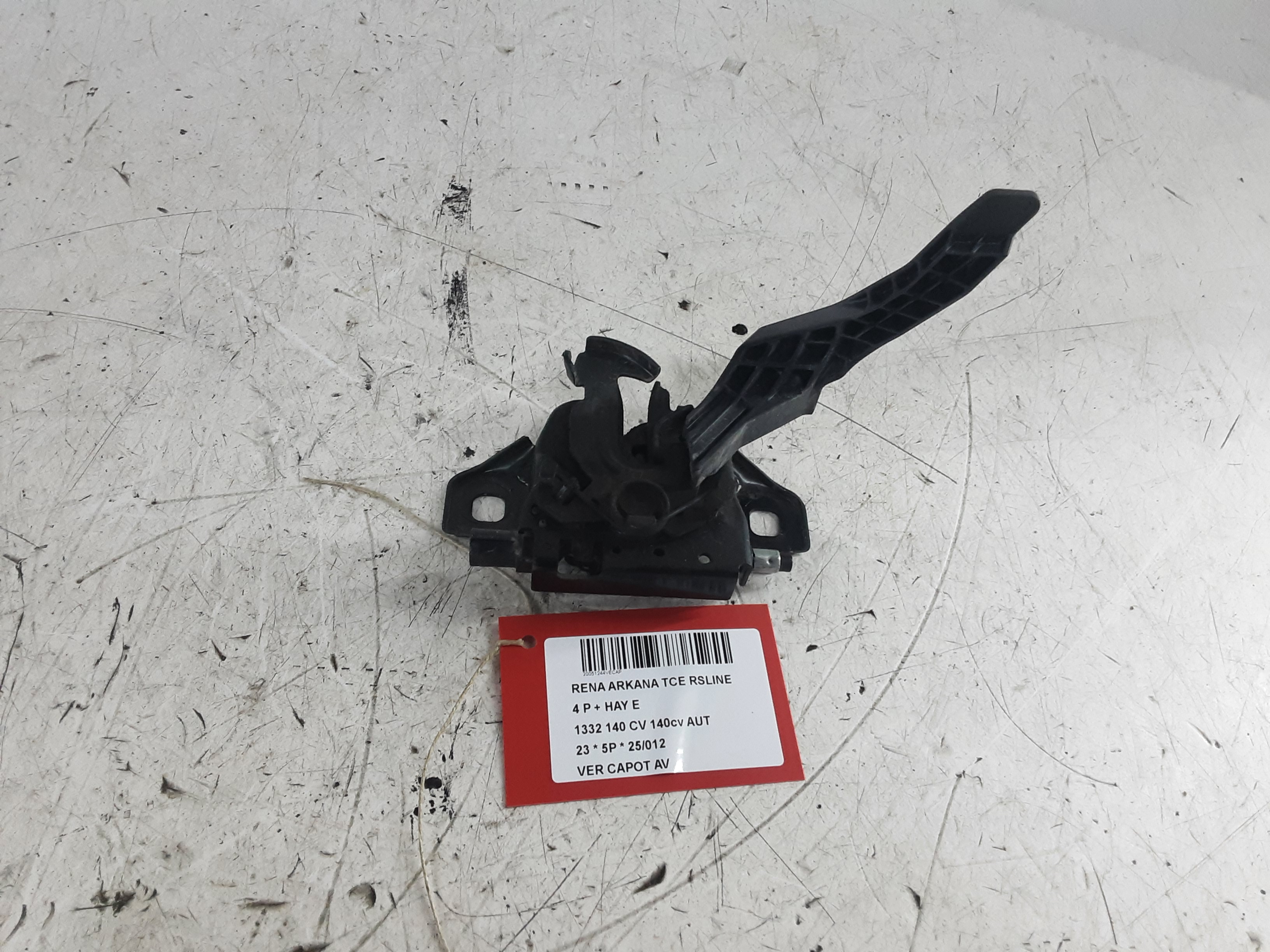 VERGRENDELING MOTORKAP