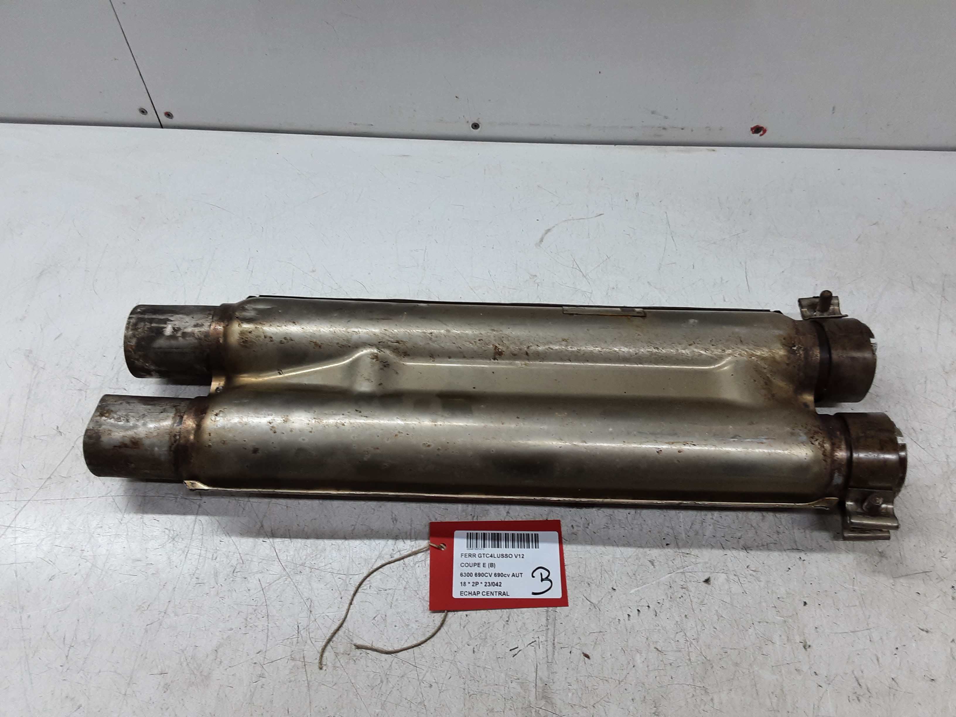 EXHAUST MIDDLE SILENCER