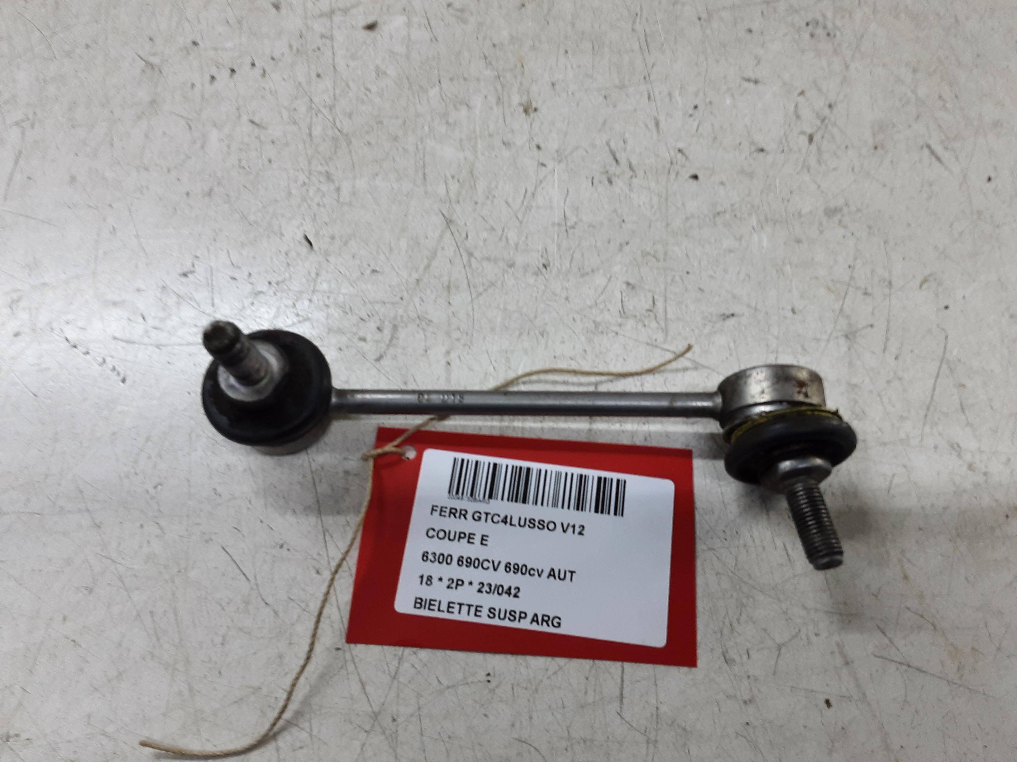 REACTIESTANG ACHTER LINKS