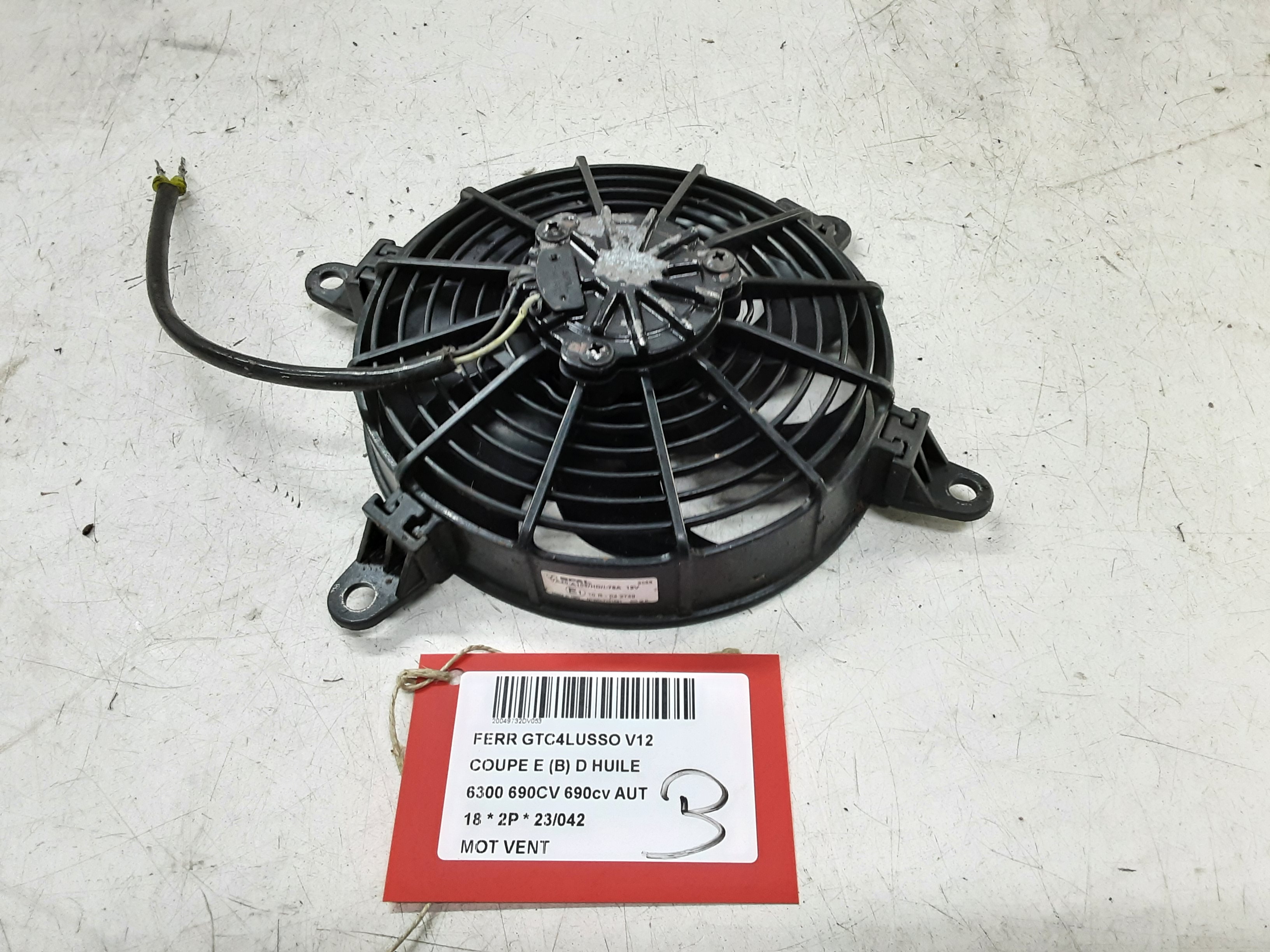 MOTEUR DE VENTILATEUR