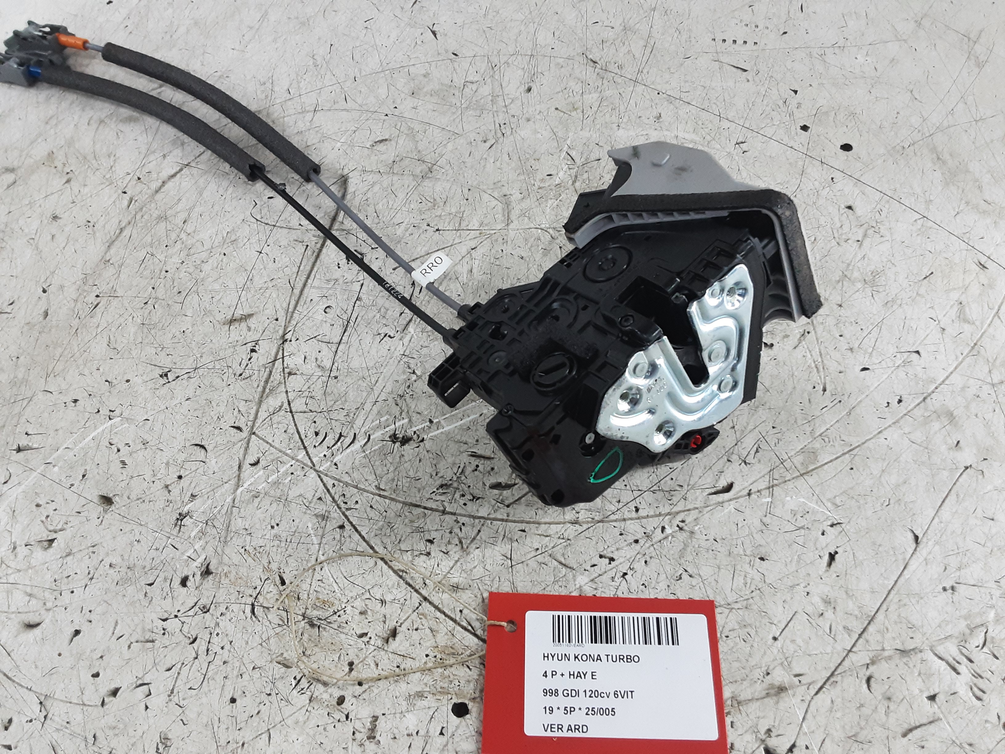 VERGRENDELING ACHTER RECHTS Hyundai KONA 10/17+