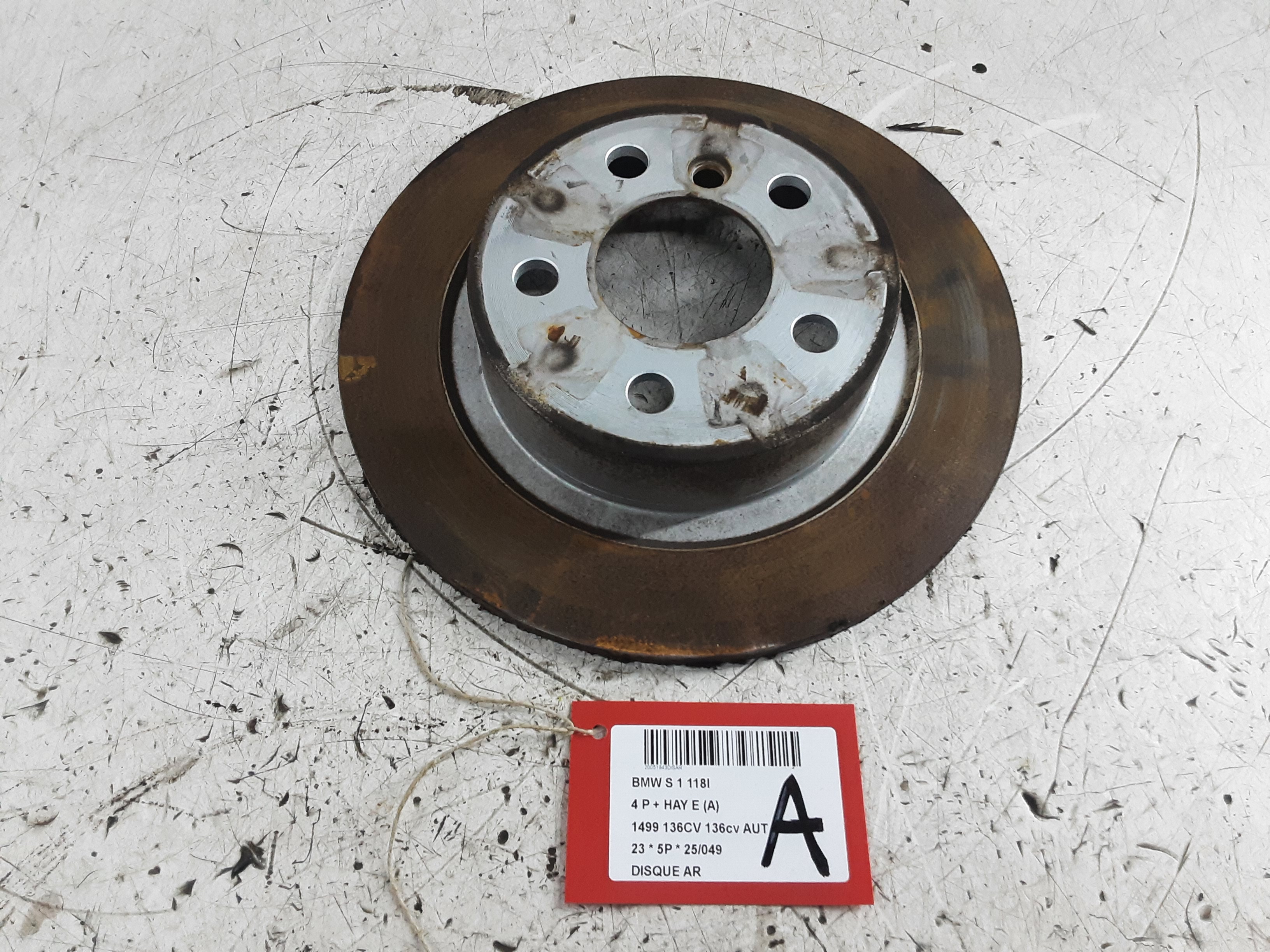 BREMSSCHEIBE HINTEN Bmw 1 F40 7/19+