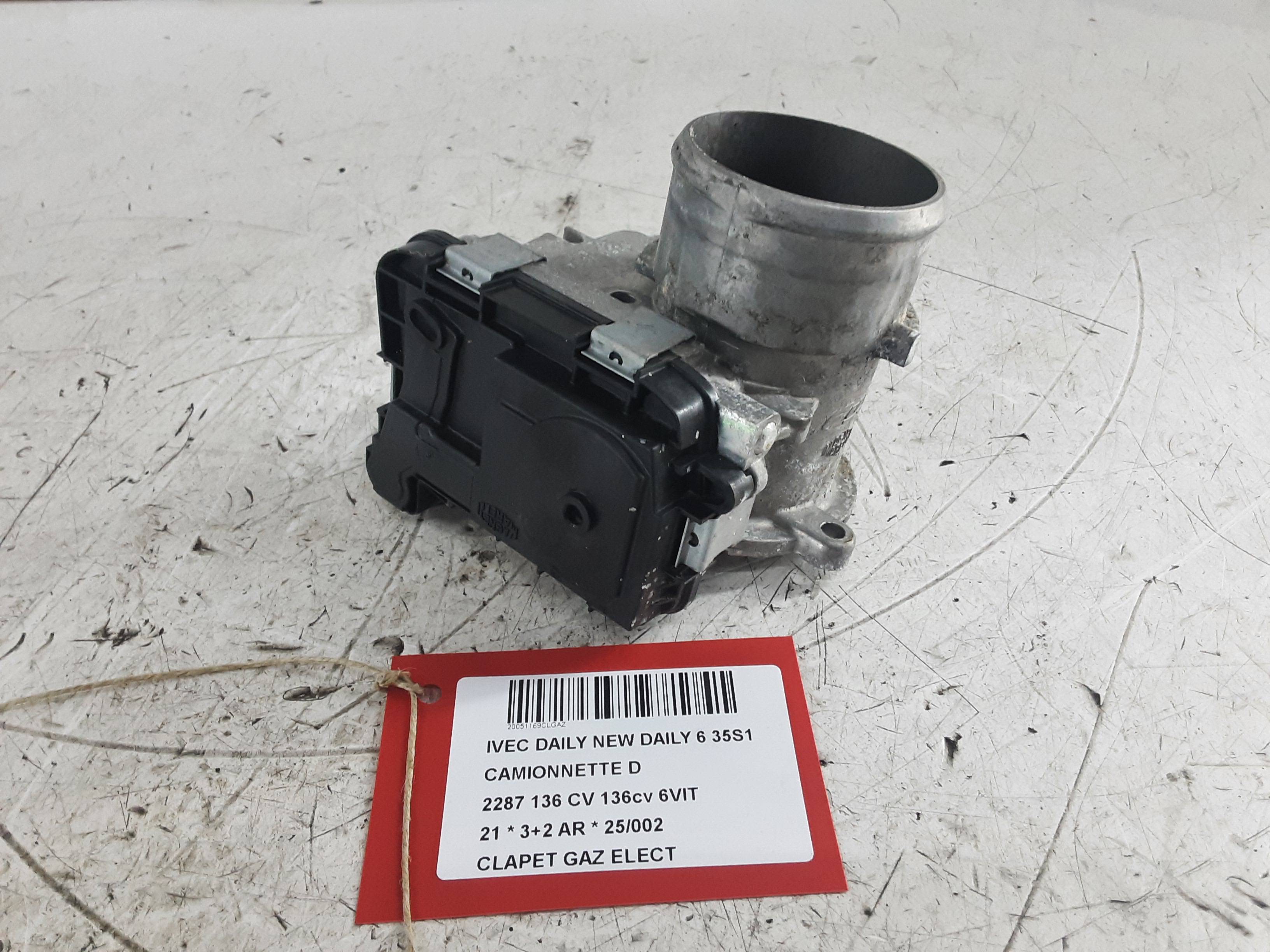 CLAPET DE GAZ ELECTRIQUE