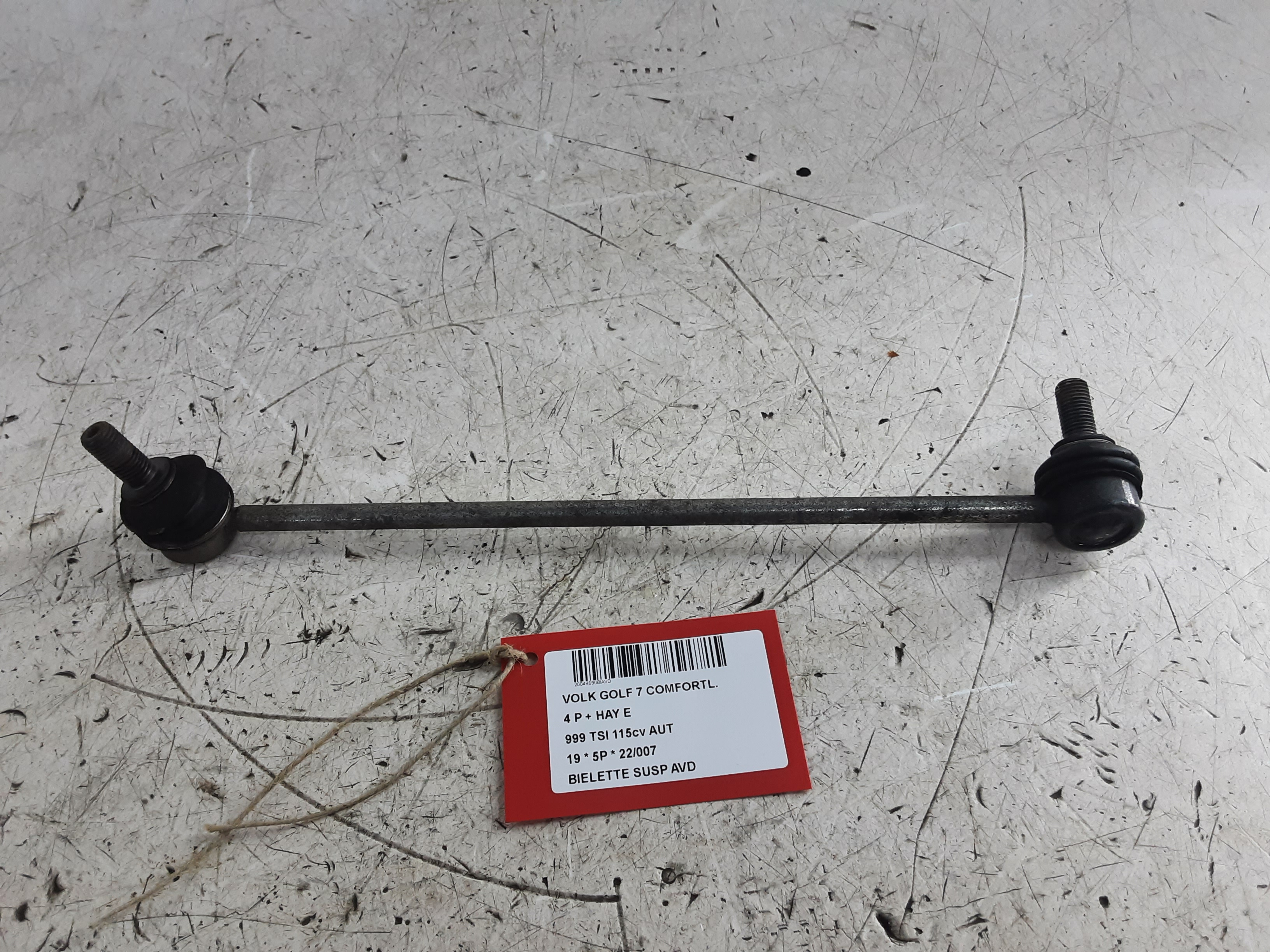 REACTIESTANG VOOR RECHTS