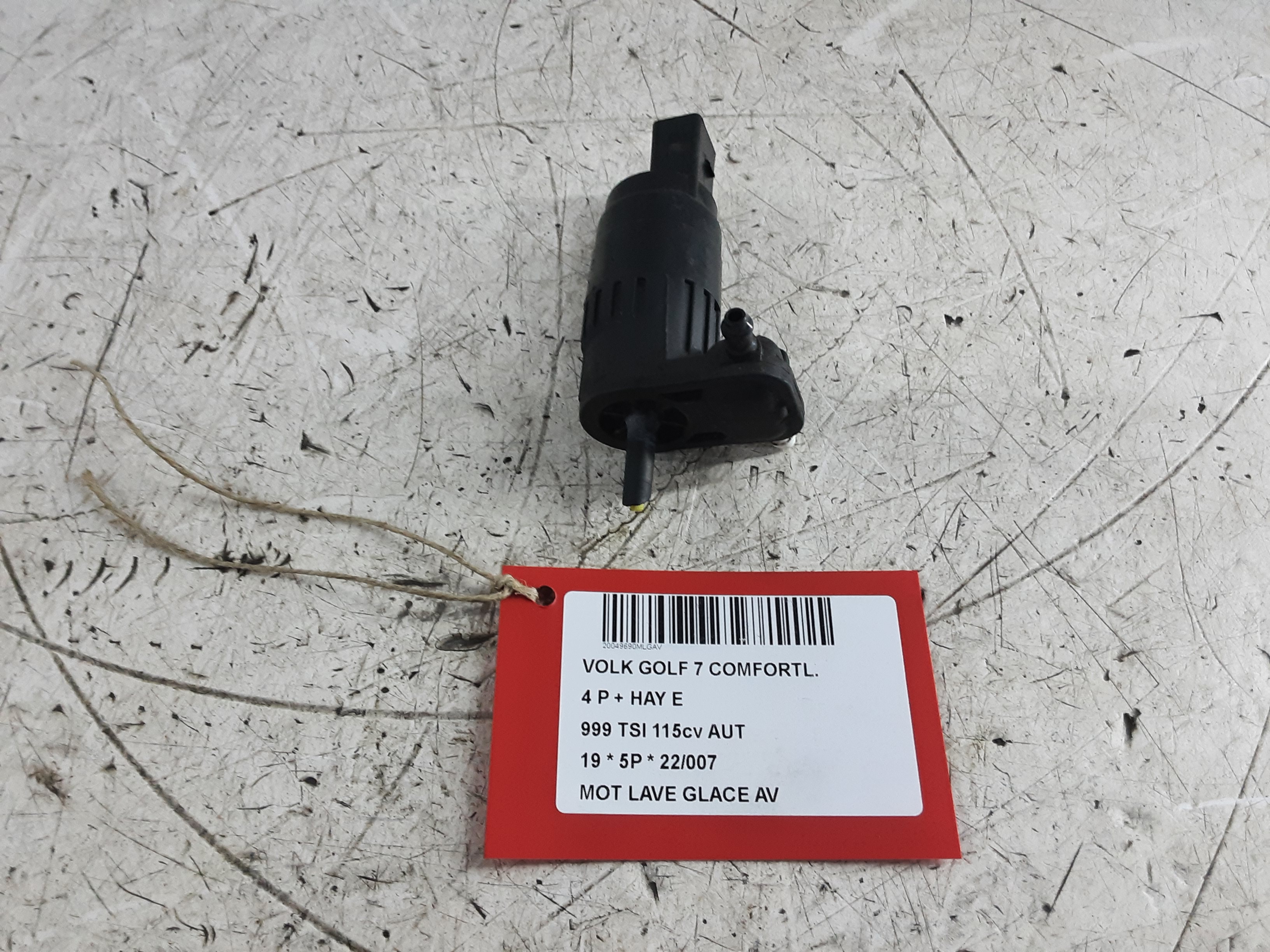 MOTOR RUITENWASSERS VOOR