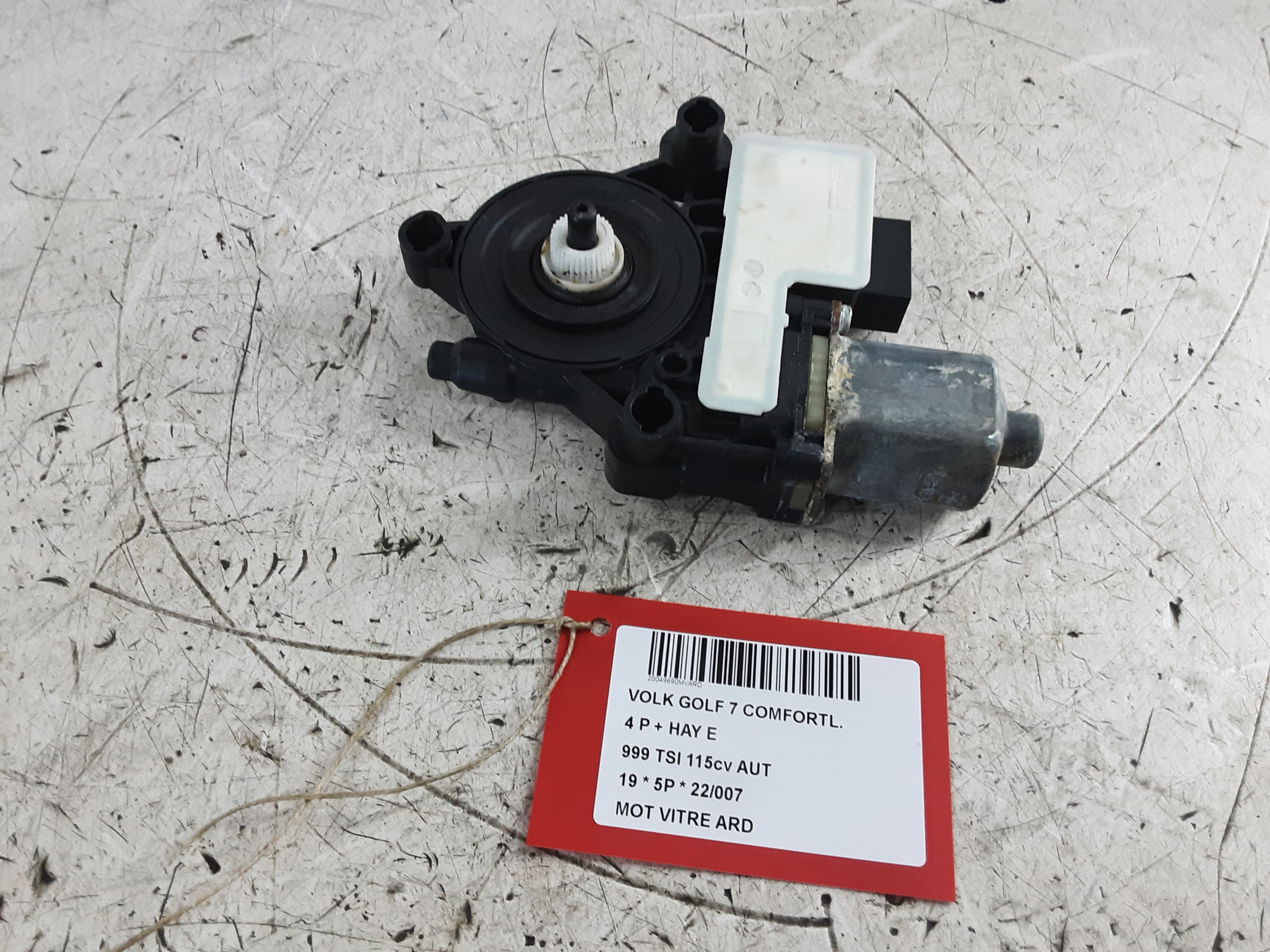 MOTOR RUITMECHANISME ACHTER RECHTS
