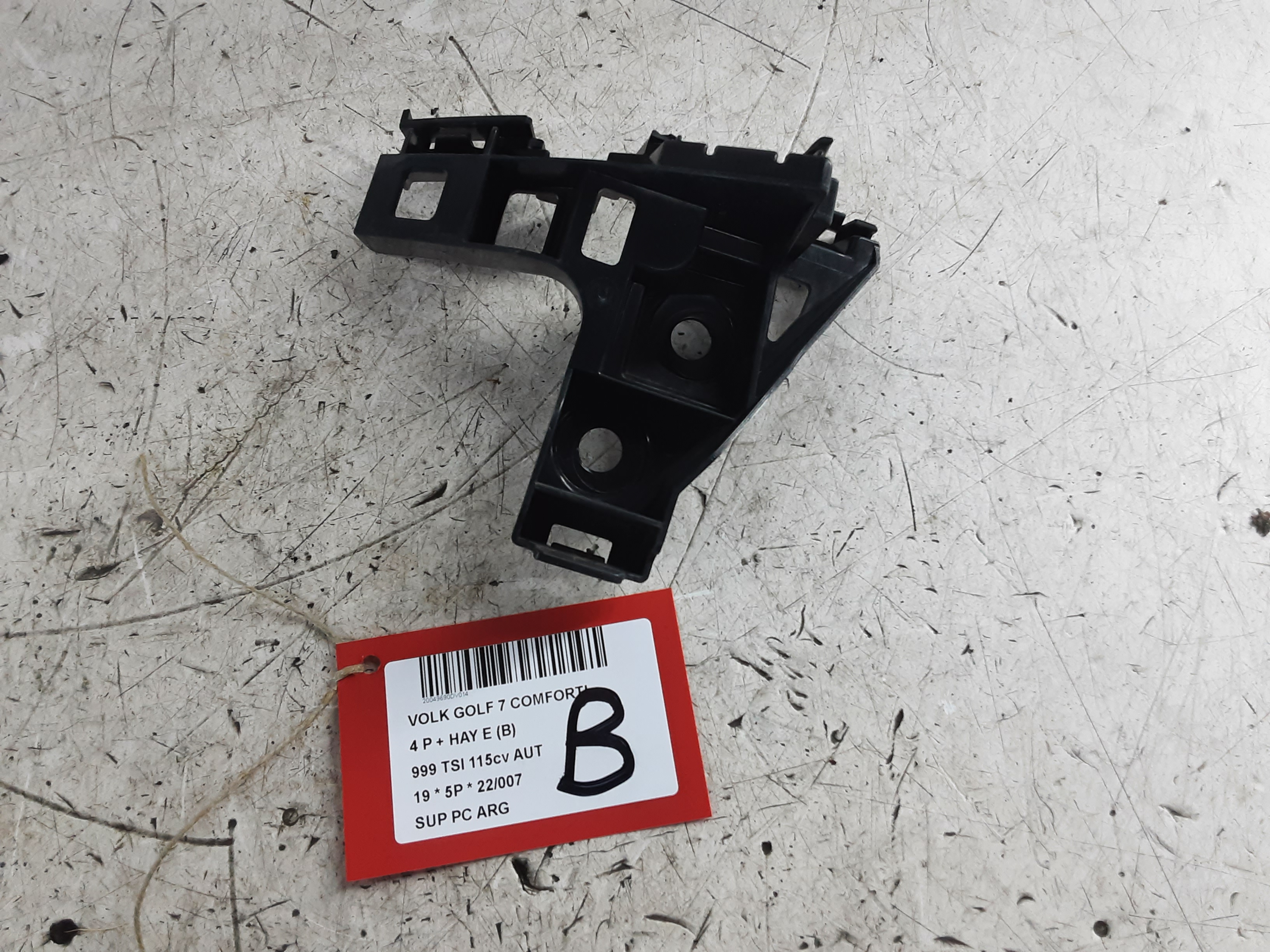 SUPPORT PARE-CHOCS ARRIERE GAUCHE