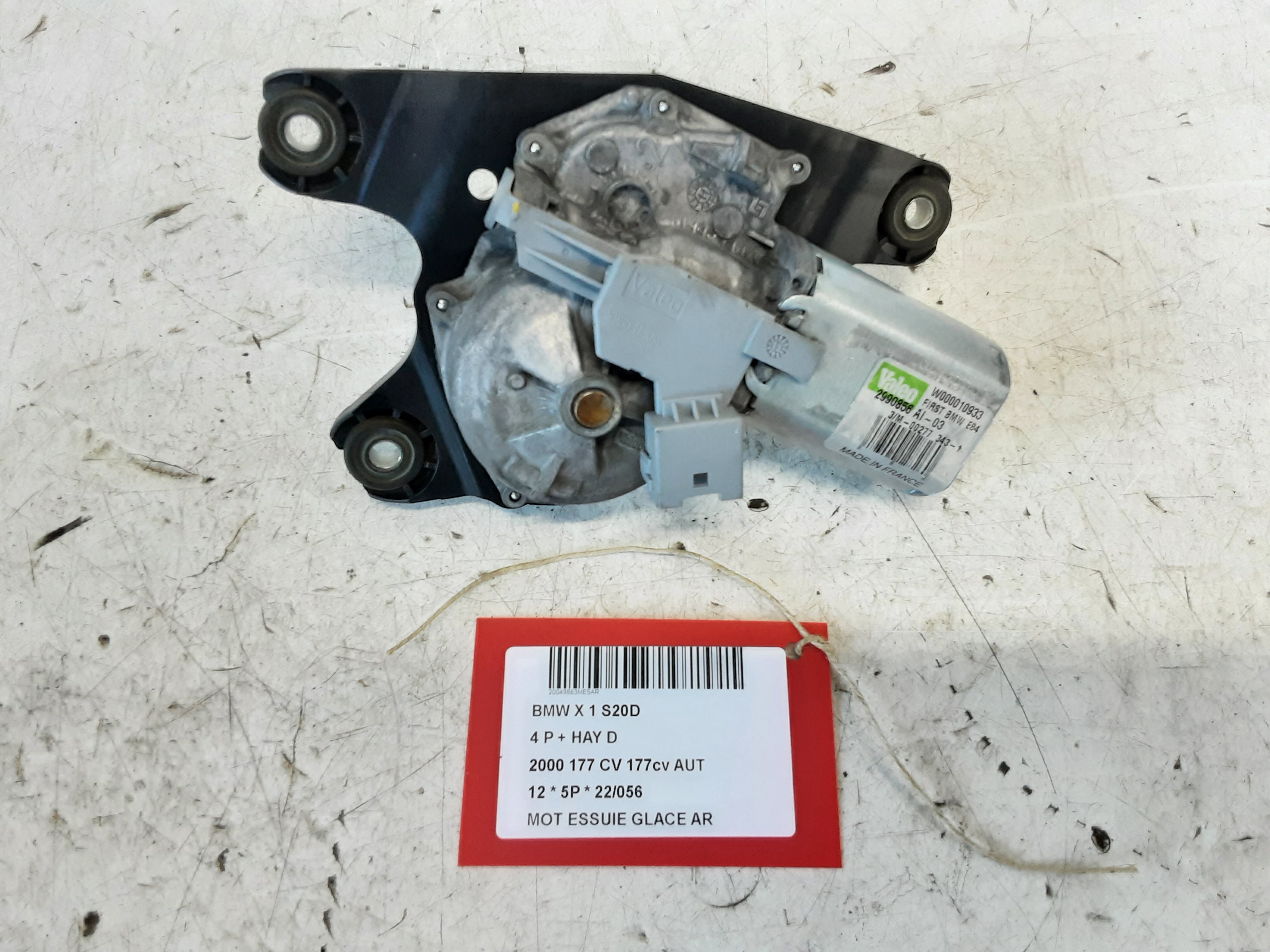 RUITENWISSERMOTOR ACHTER