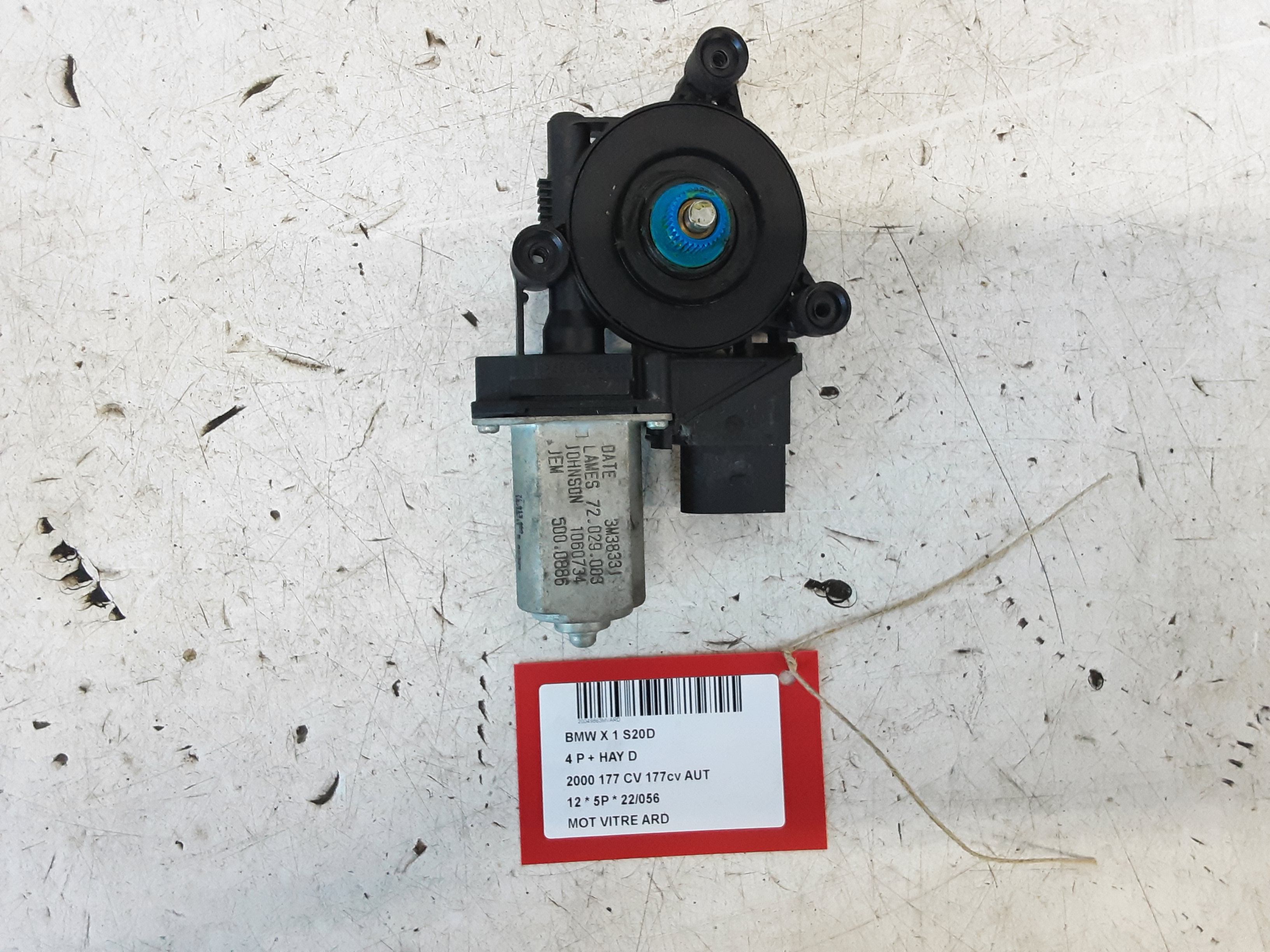 MOTOR RUITMECHANISME ACHTER RECHTS