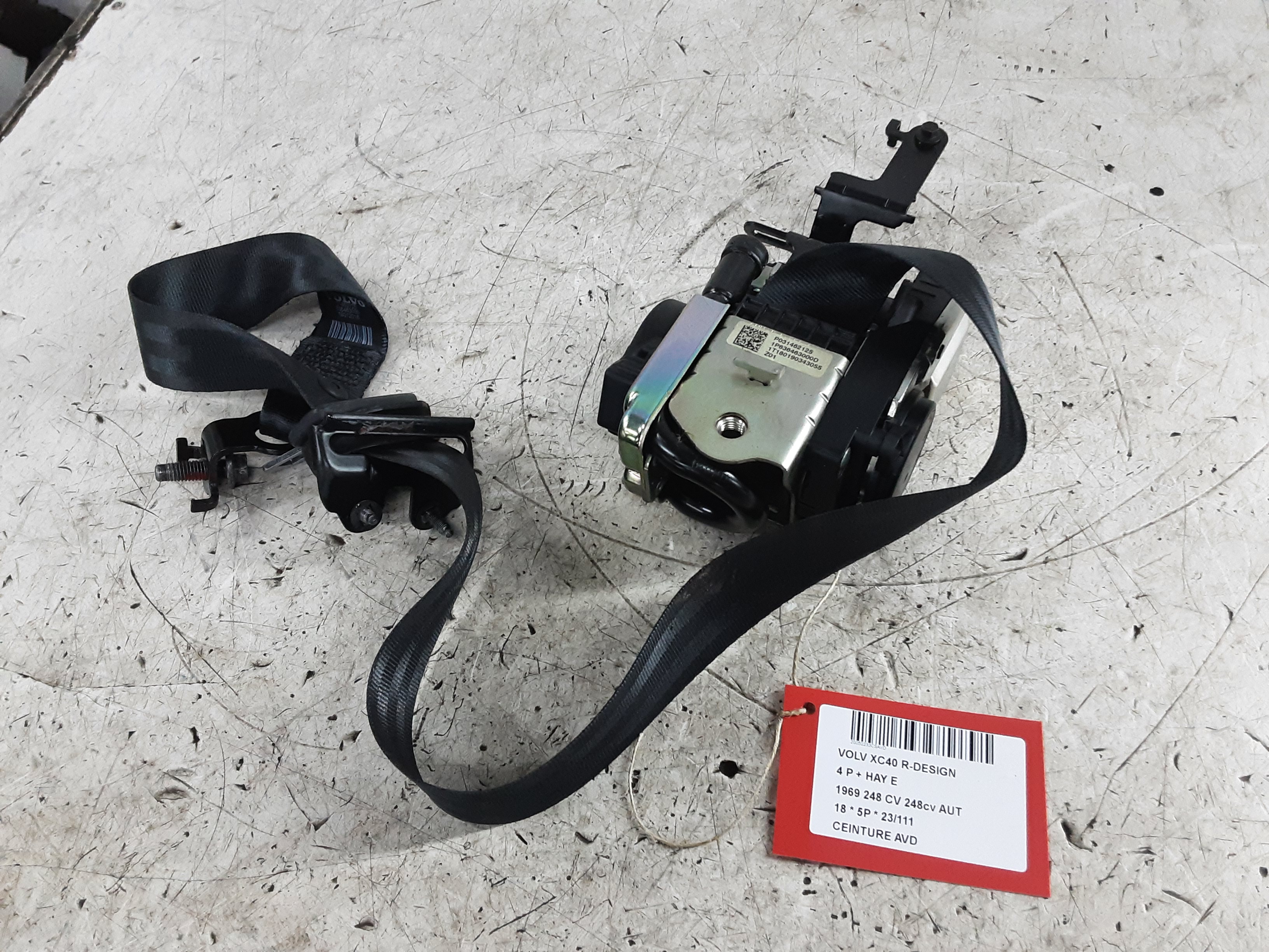 SICHERHEITSGURT RECHTS VORNE