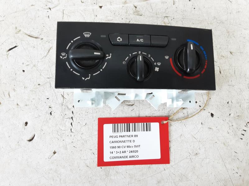 COMMANDE D'AIRCO Peugeot PARTNER 08 - 18
