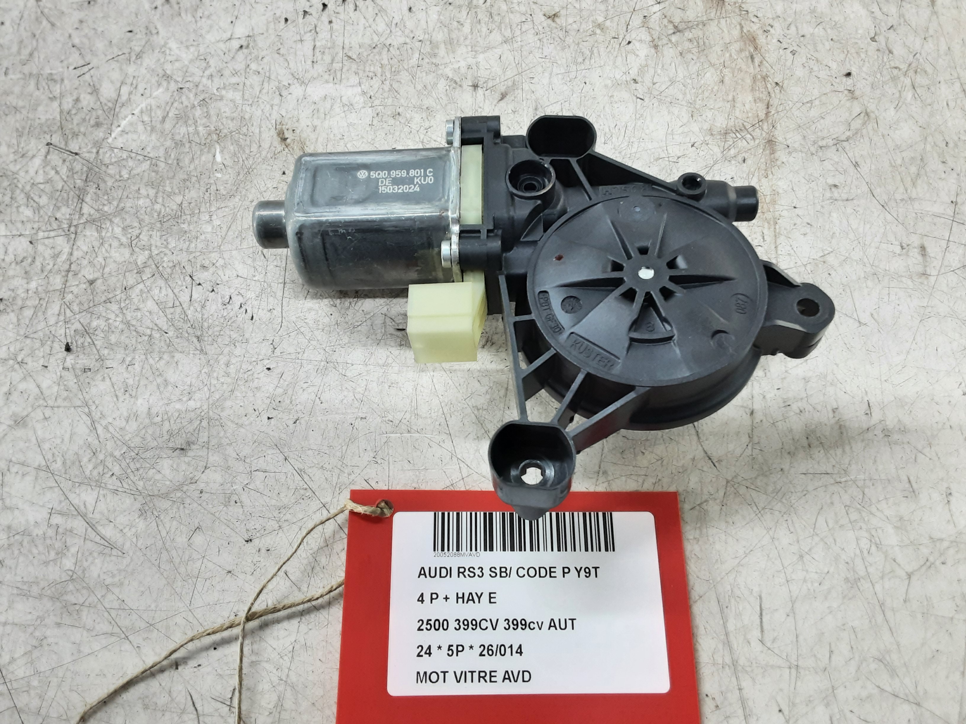 MOTOR RUITMECHANISME VOOR RECHTS