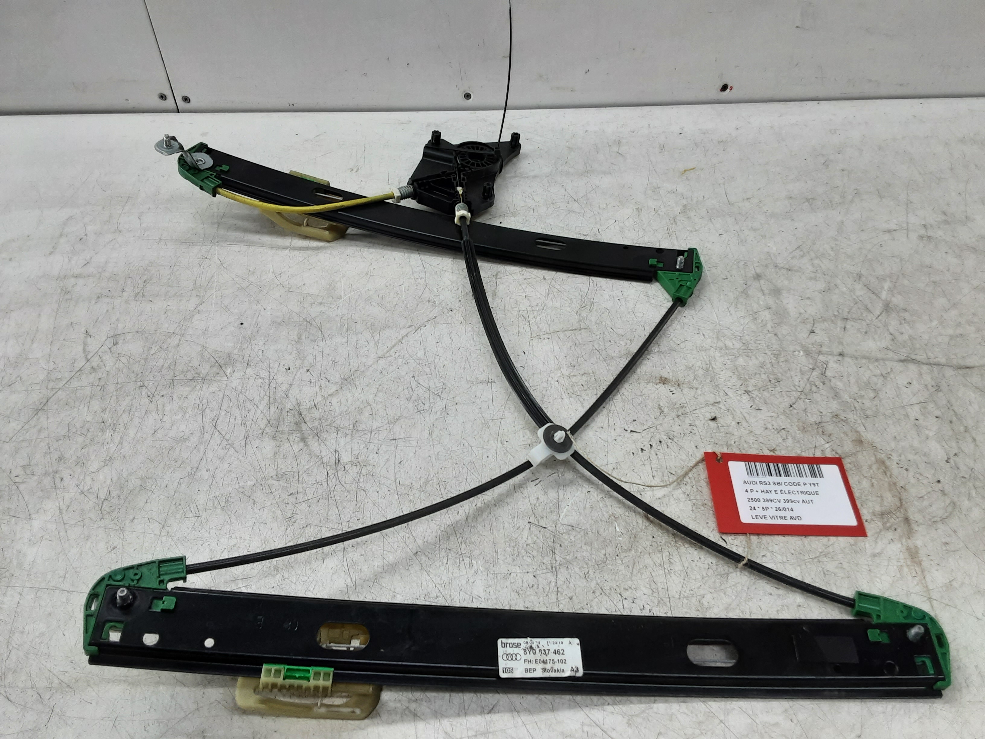 FENSTERMECHANIK TÜRIG RECHTS VORNE