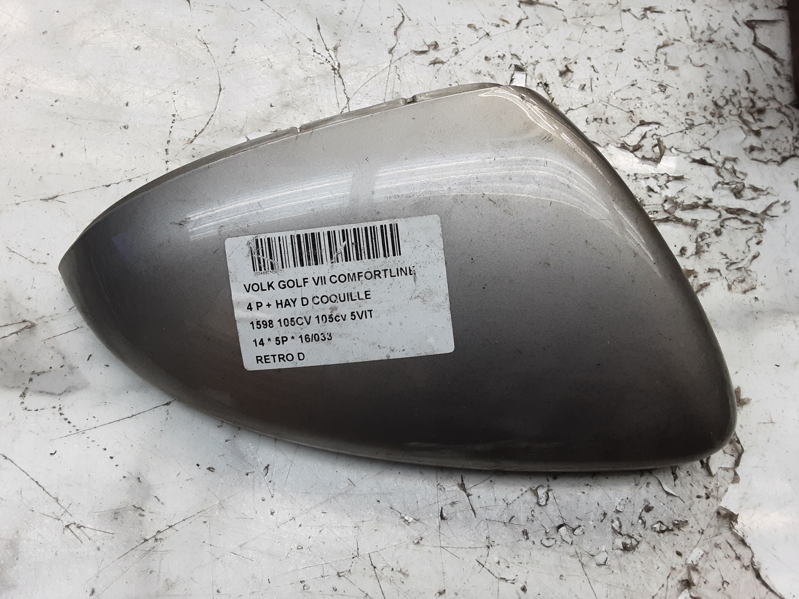 RETRO DROIT Vw GOLF VII 11/12 - 17