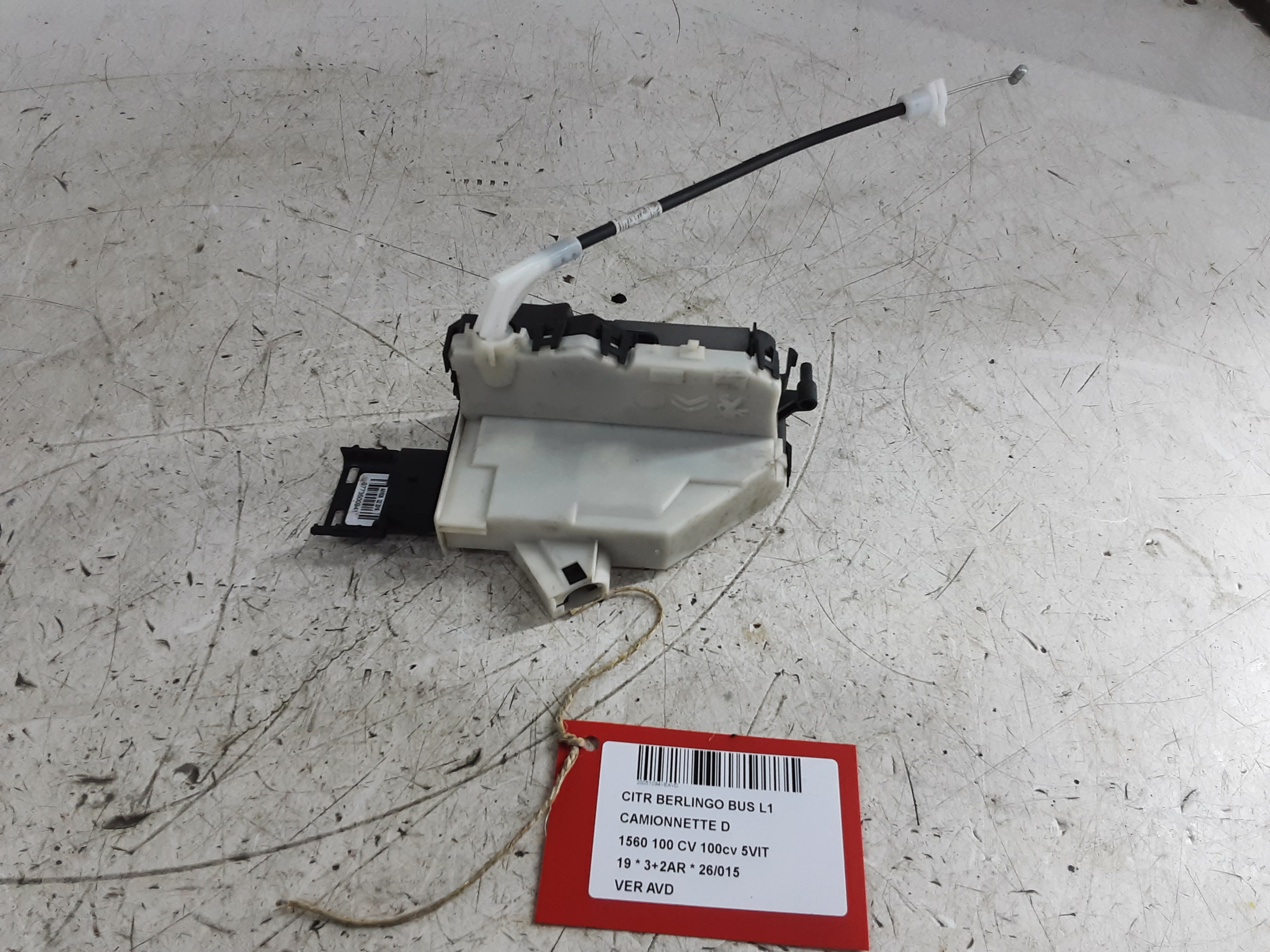 VERGRENDELING VOOR RECHTS