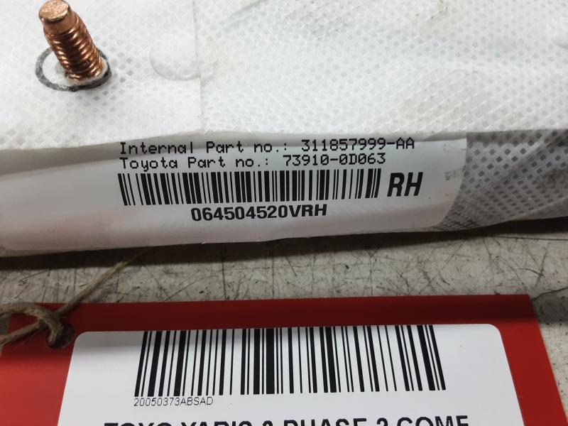AIRBAG STOEL RECHTS VOOR Toyota YARIS (5) 9/14 - 2/20