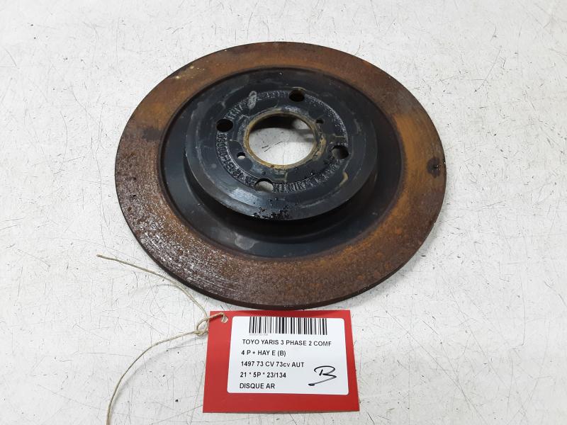 DISQUE ARRIERE Toyota YARIS (5) 9/14 - 2/20