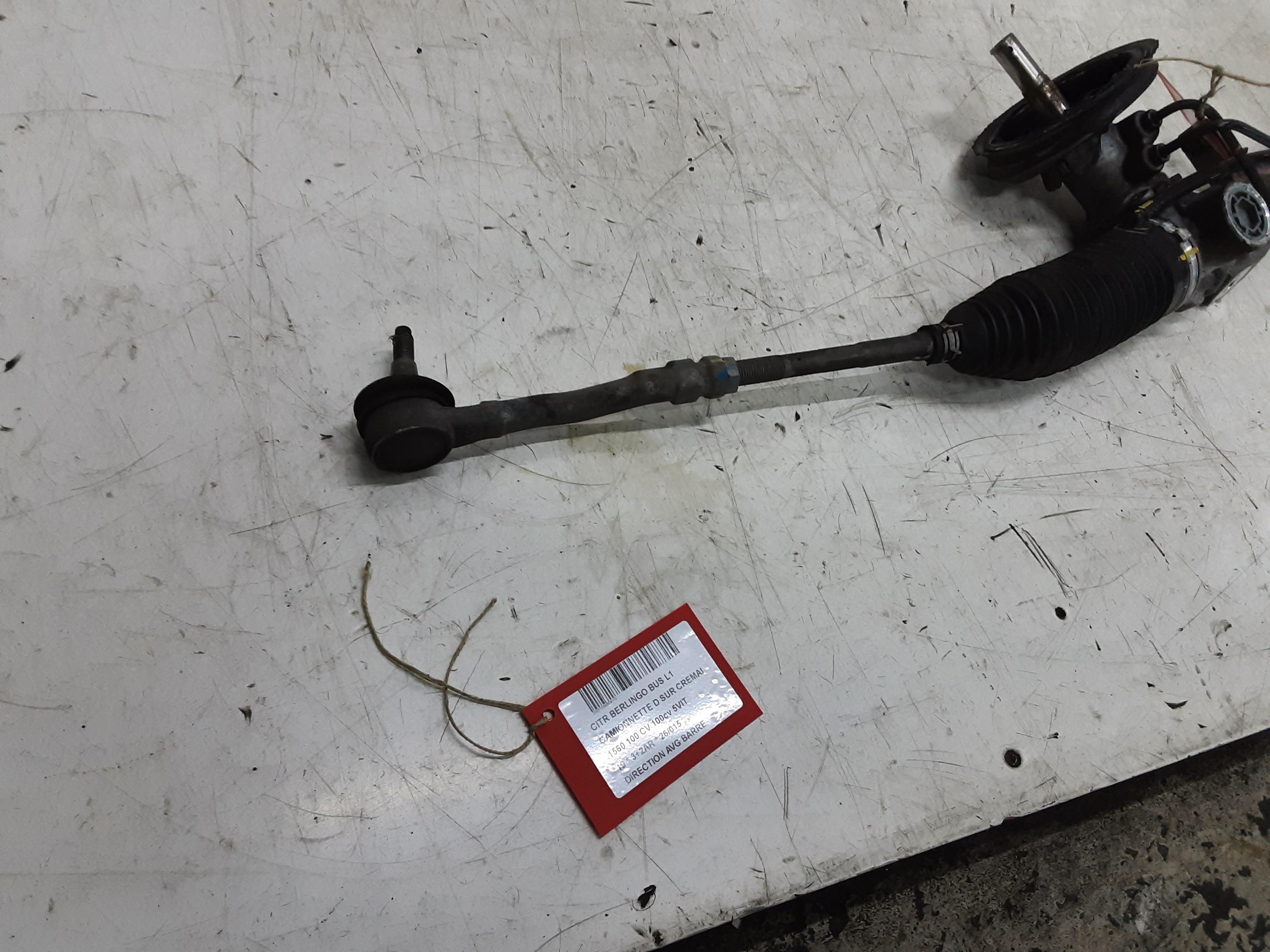 SPOORSTANG RECHTS VOOR