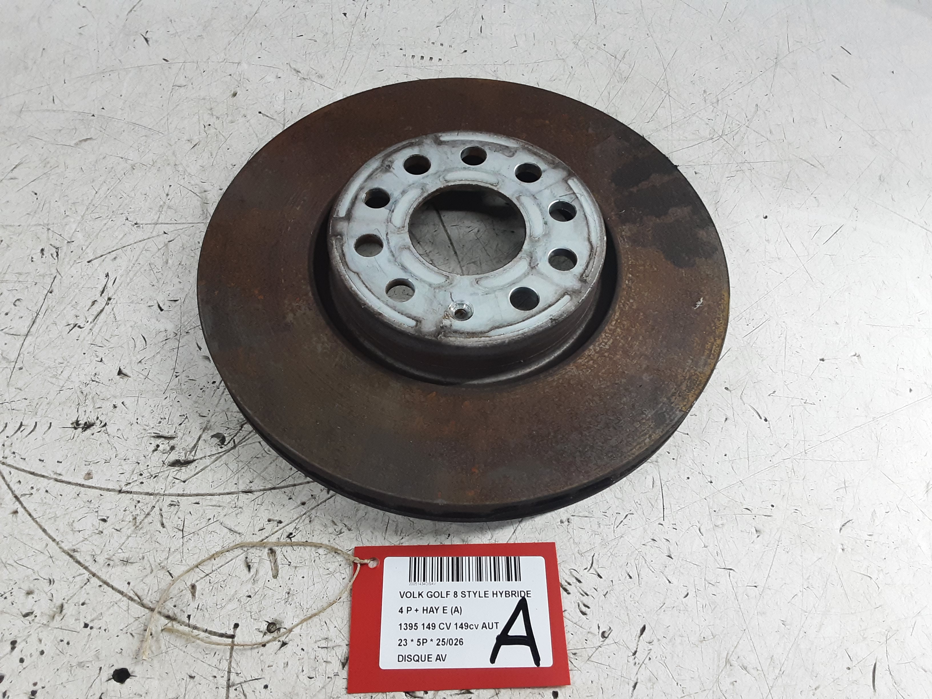DISQUE AVANT Vw GOLF VIII 2/20+