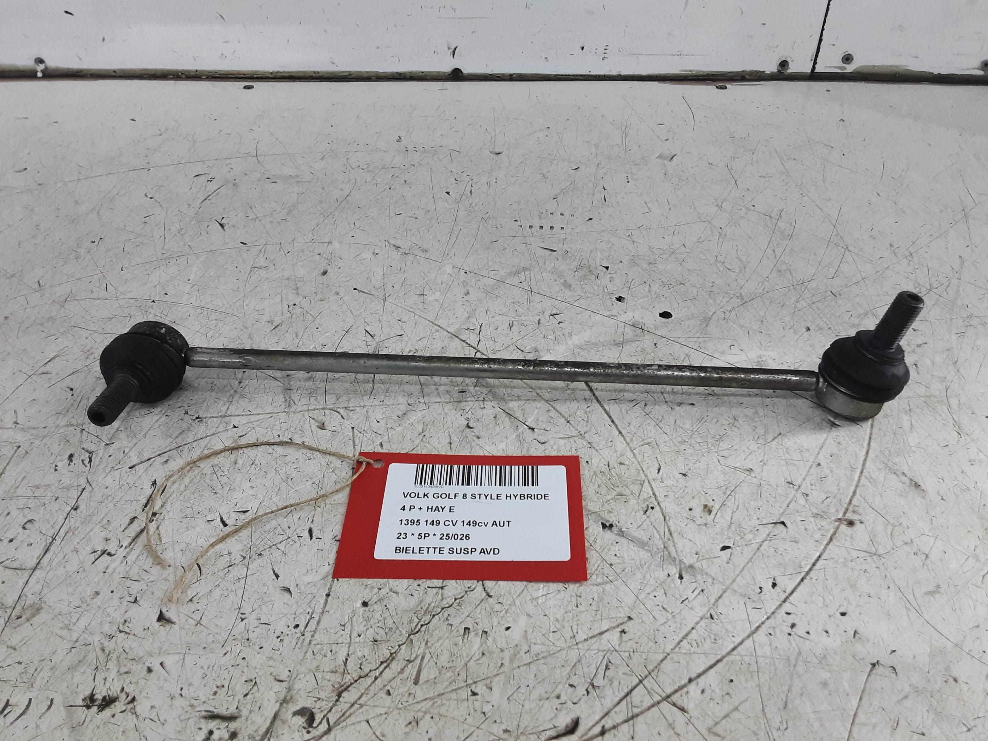 REACTIESTANG VOOR RECHTS