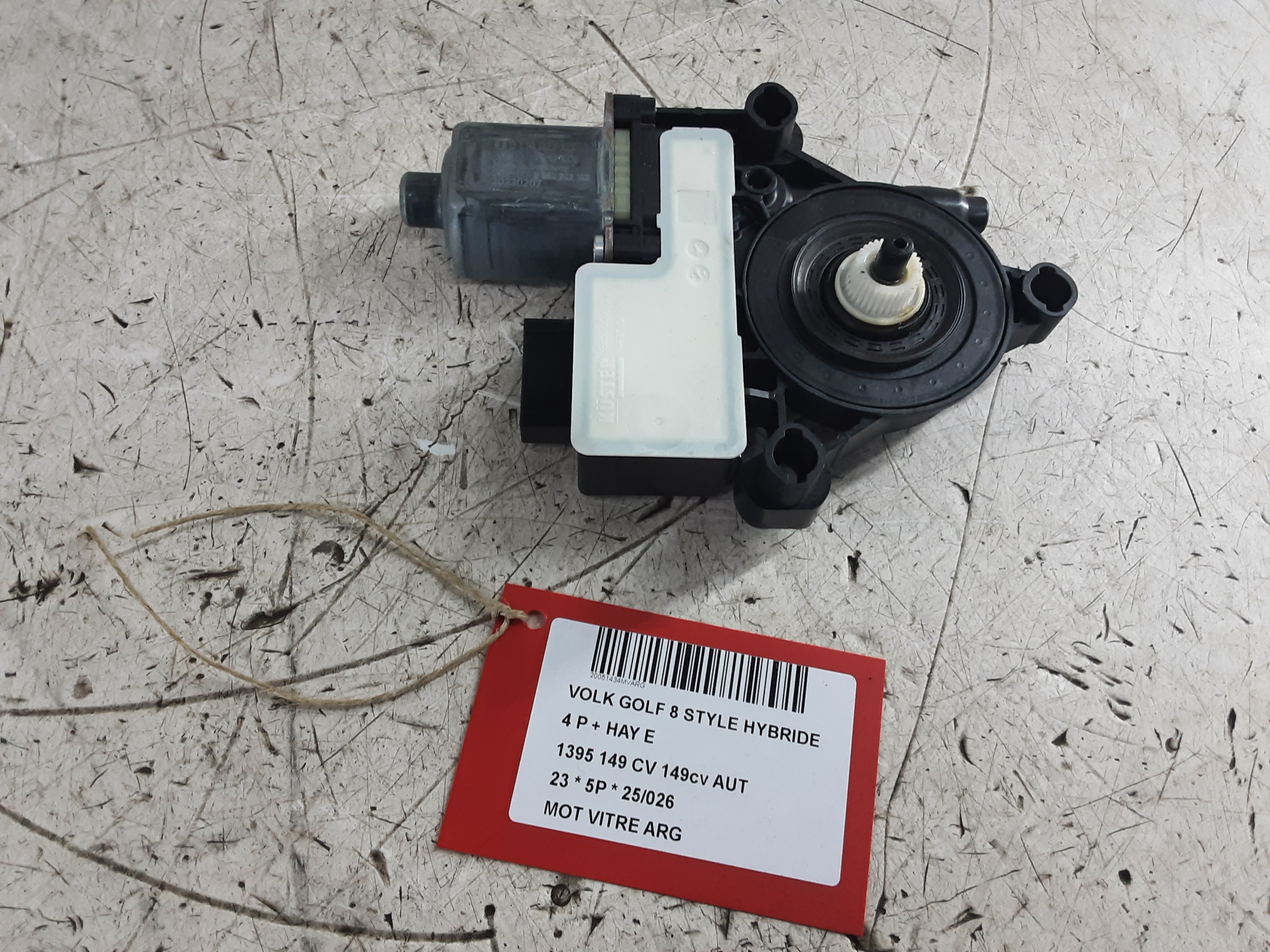 MOTOR RUITMECHANISME ACHTER LINKS