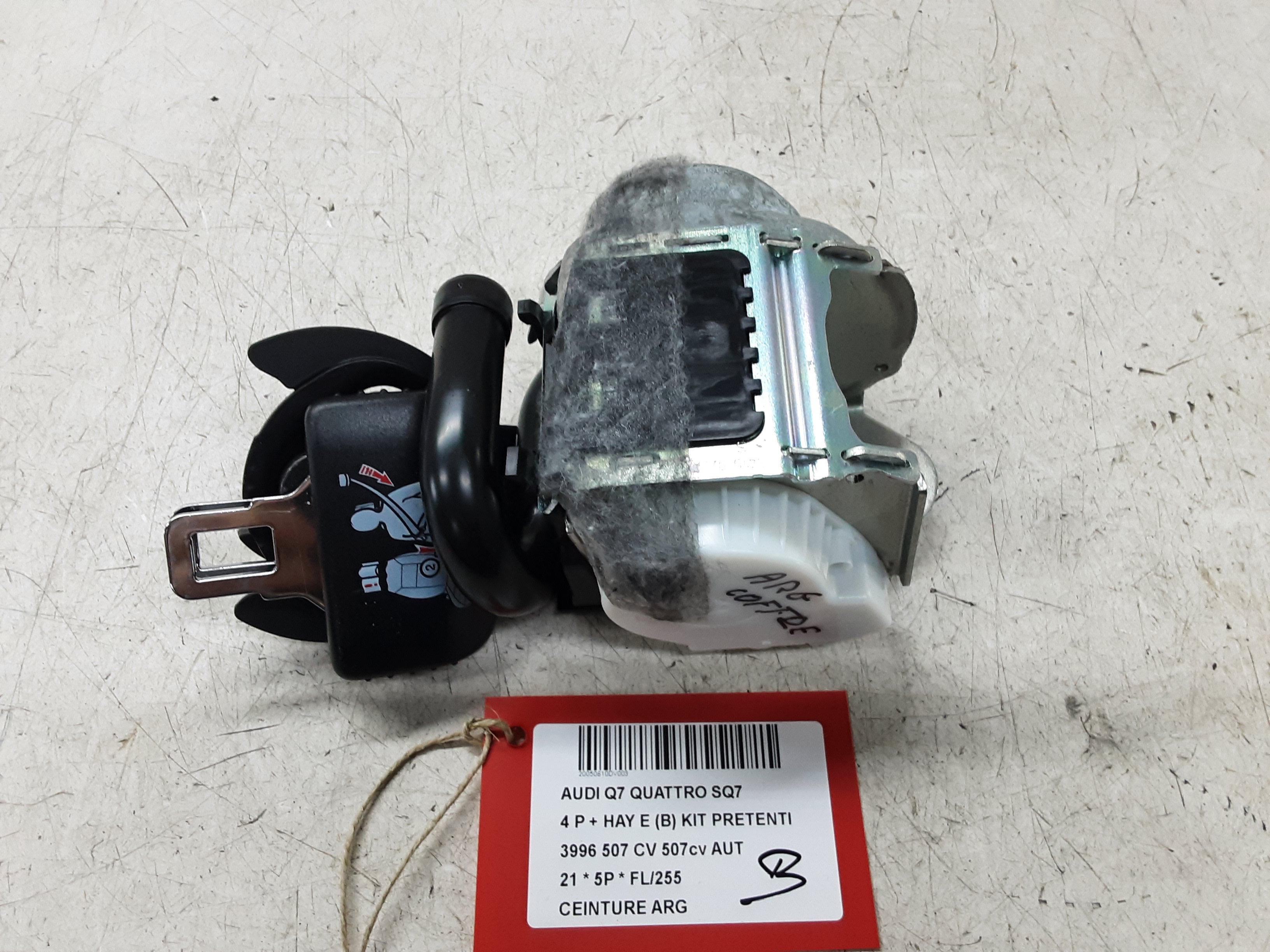 VEILIGHEIDSGORDEL ACHTER LINKS Audi SQ7