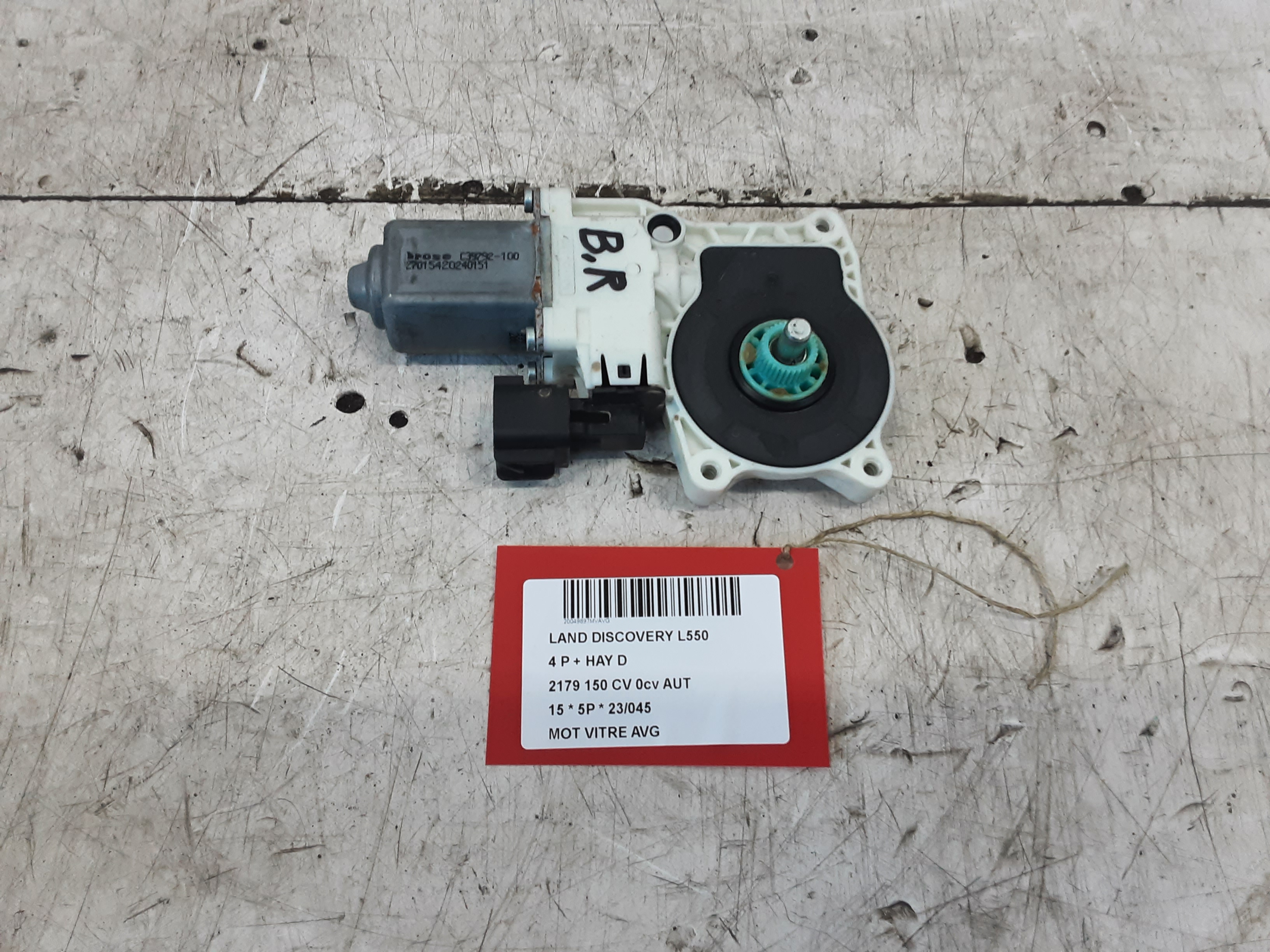 MOTOR RUITMECHANISME ACHTER RECHTS